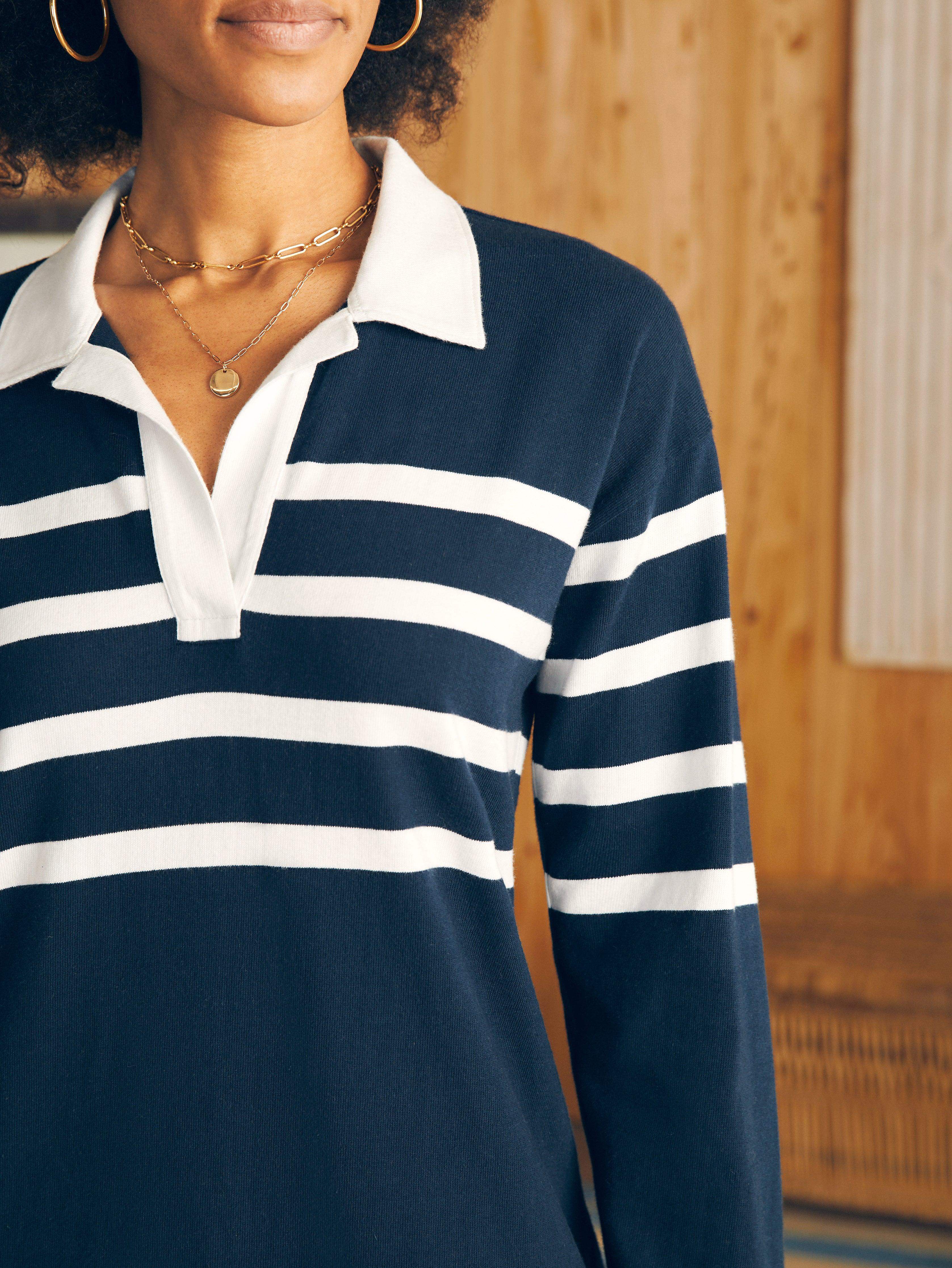 Rugby Jersey Dress - Cape May Stripe Secondary image