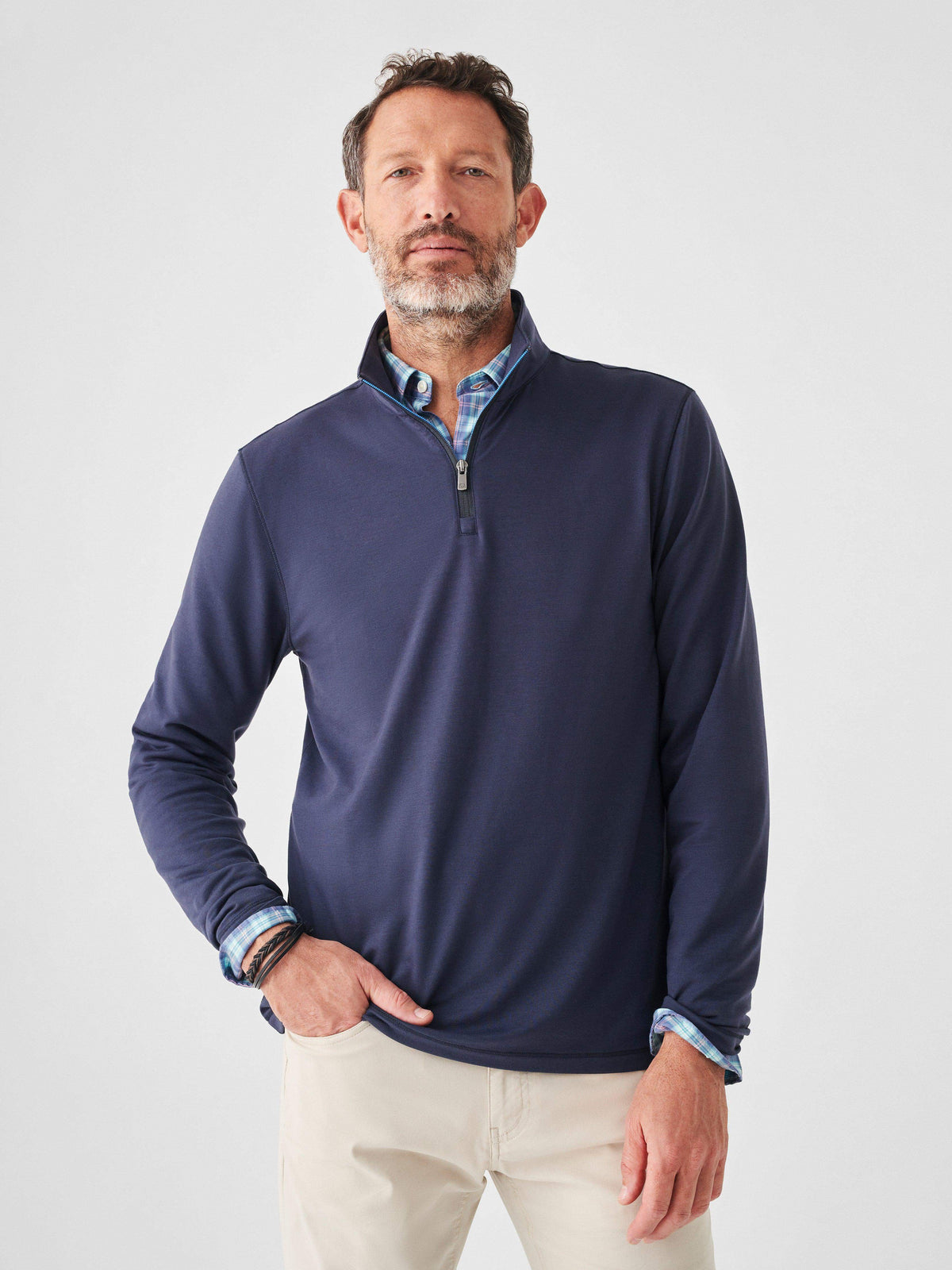 Movement™ Quarter Zip - Blue Nights Main image