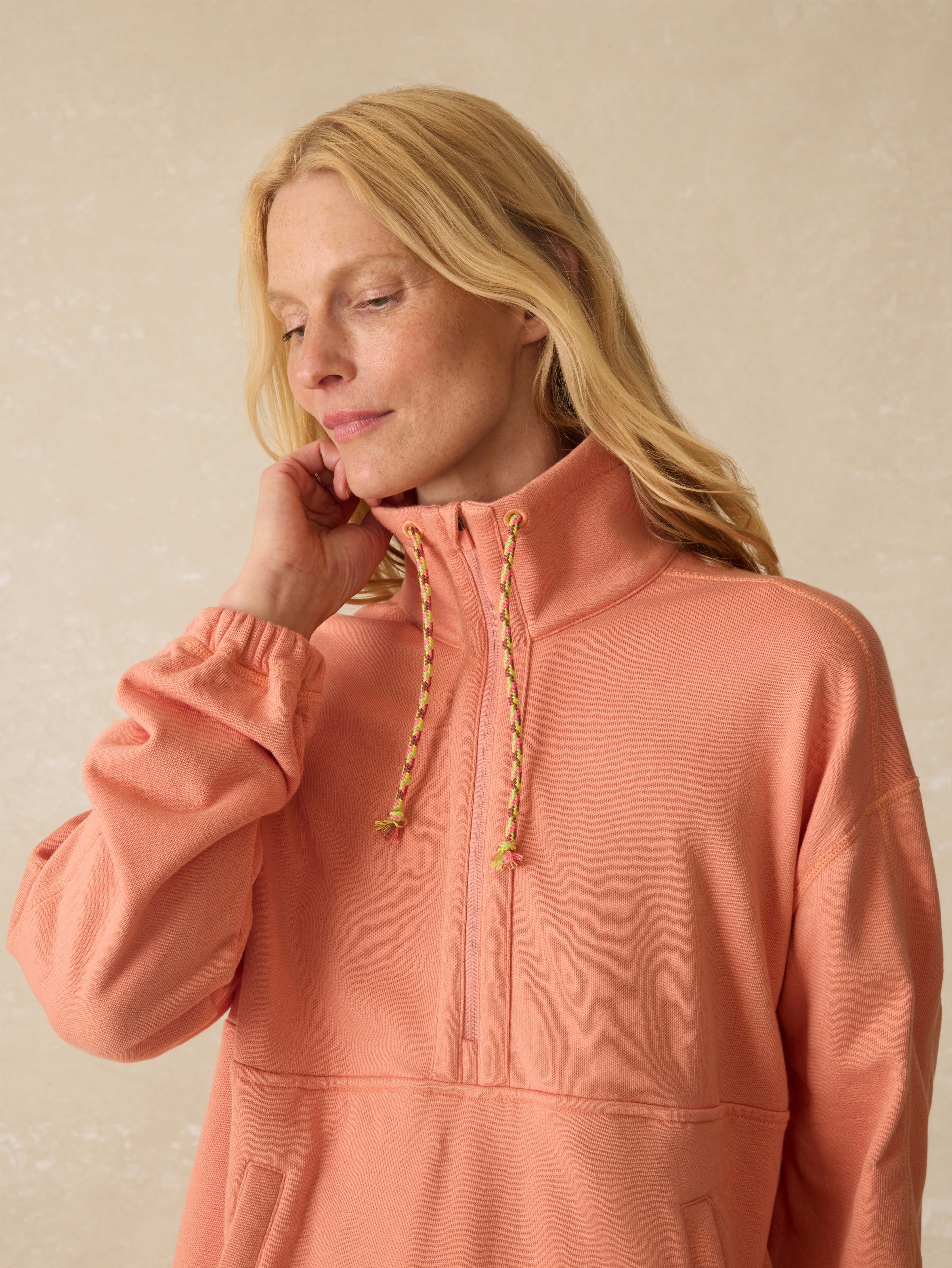 High Tide Terry Anorak - Canyon Sunset Secondary image