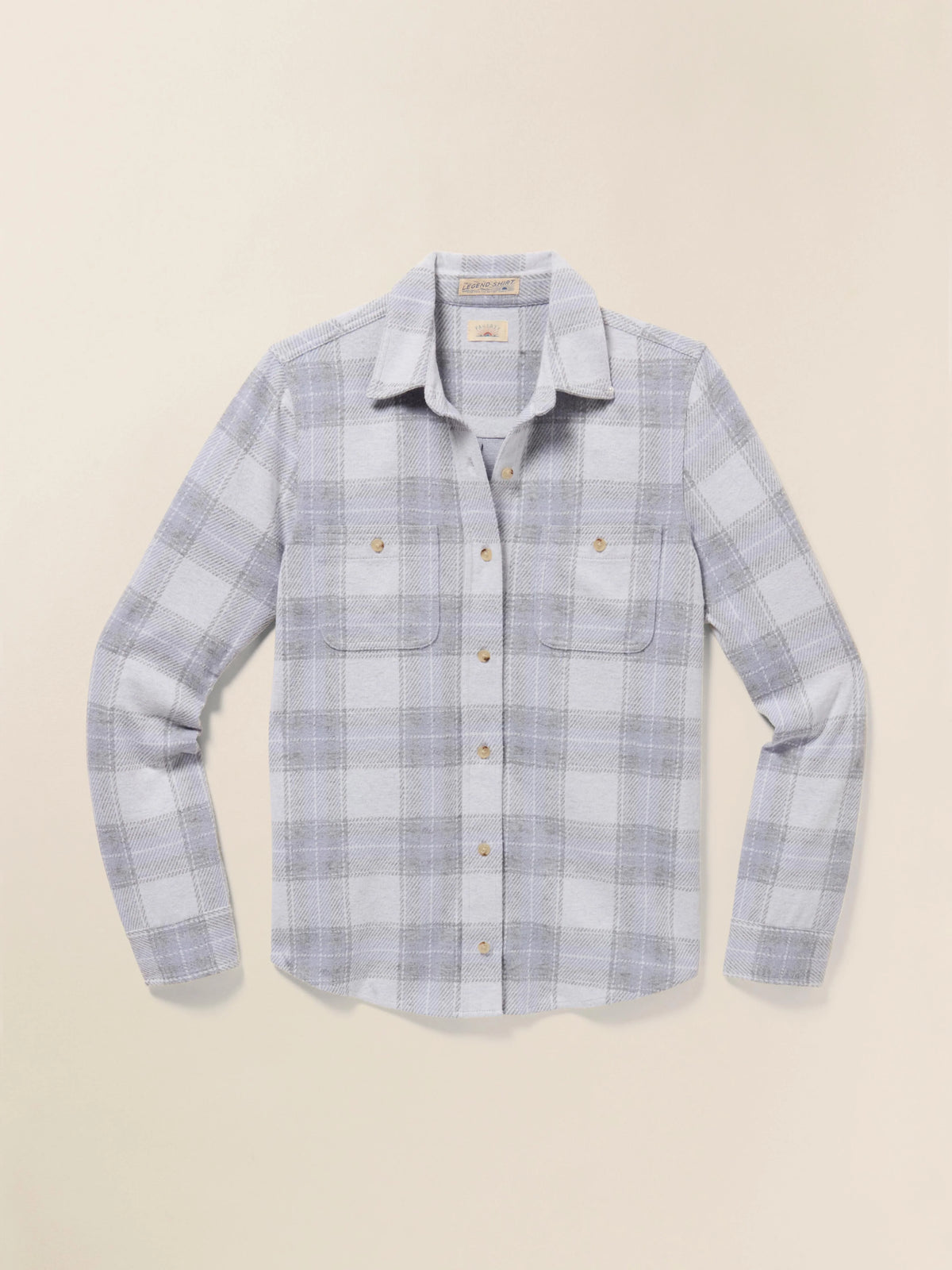 Legend™ Sweater Shirt - Blue Ravine Plaid