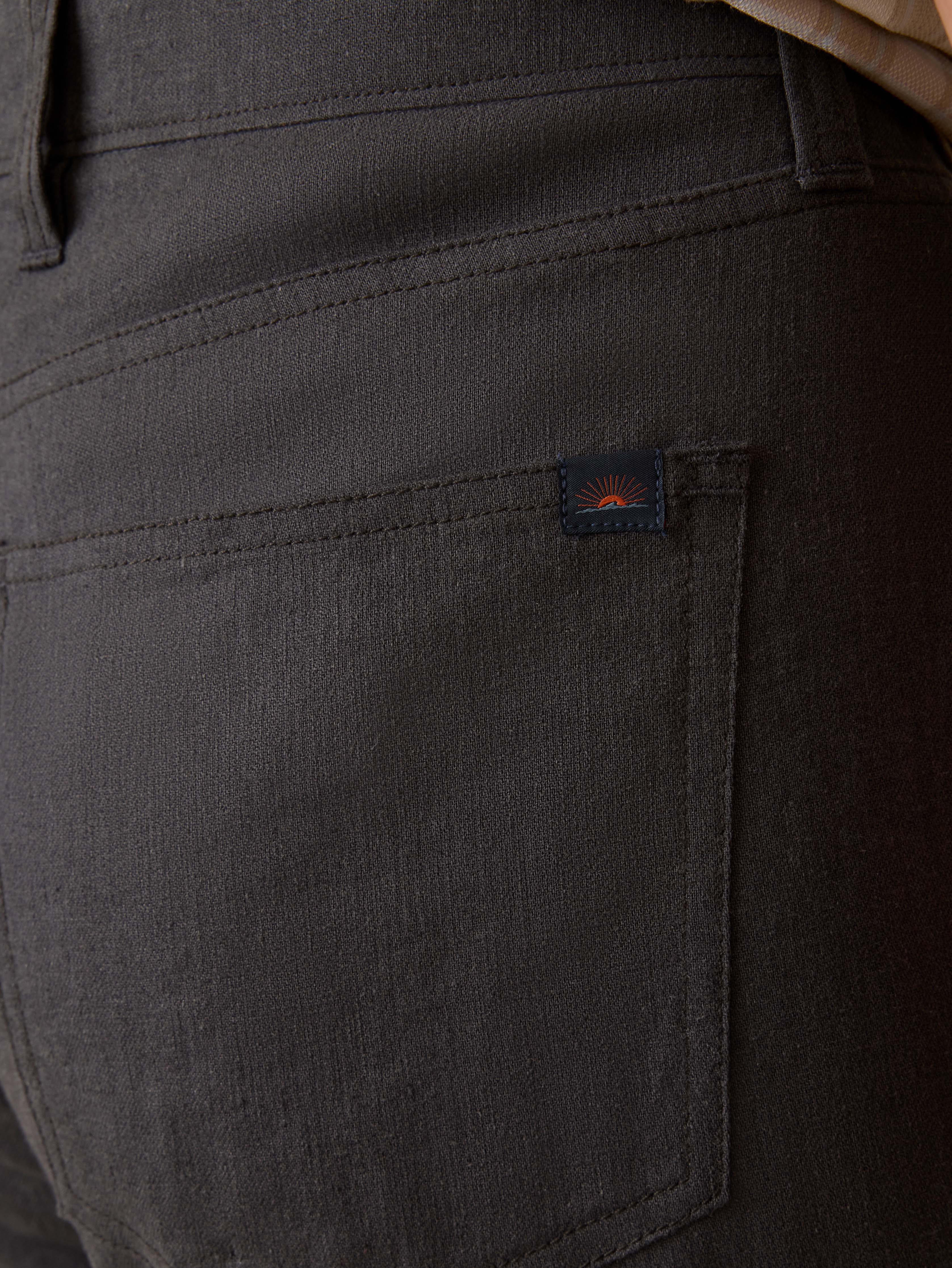 Movement™ Linen 5-Pocket Pant - Washed Black Secondary image