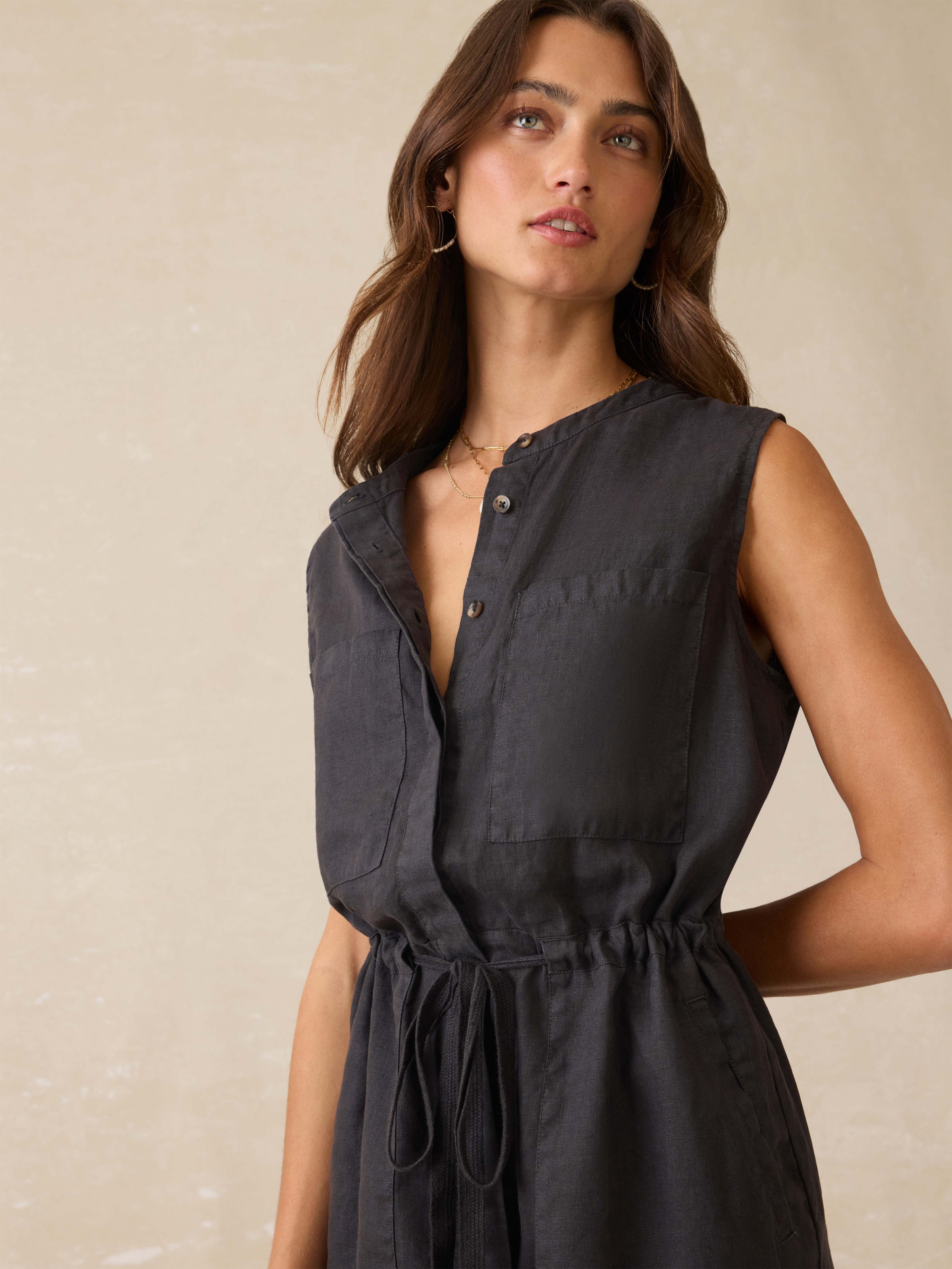 Mia Romper - Washed Black Secondary image