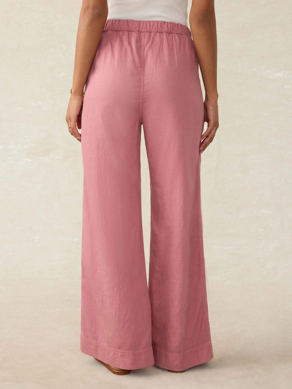 Topanga Drape Pant - Withered Rose