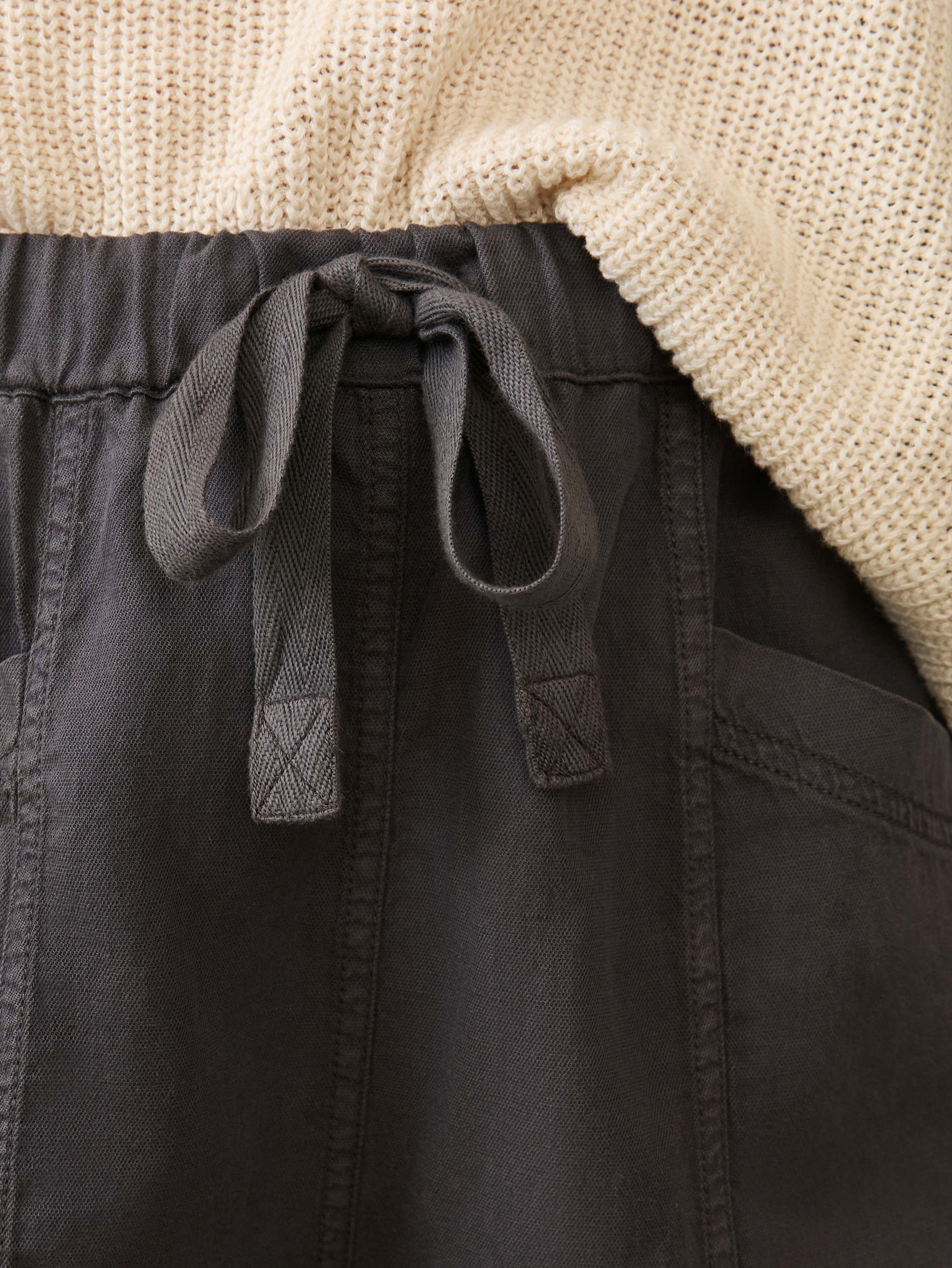 Topanga Drape Short - Washed Black Secondary image
