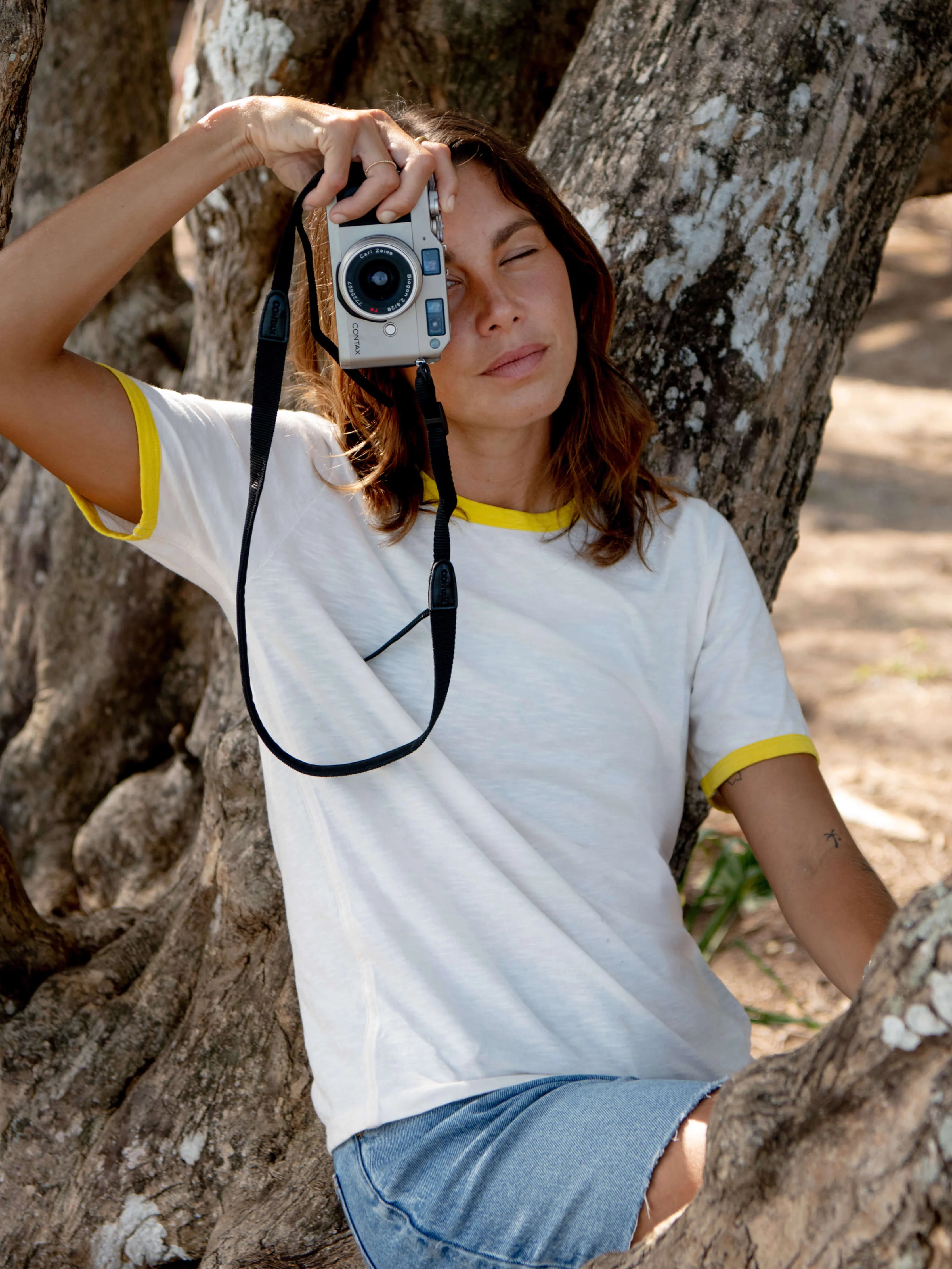 Sunwashed Regenerative Essential Tee - Passion Fruit Main image