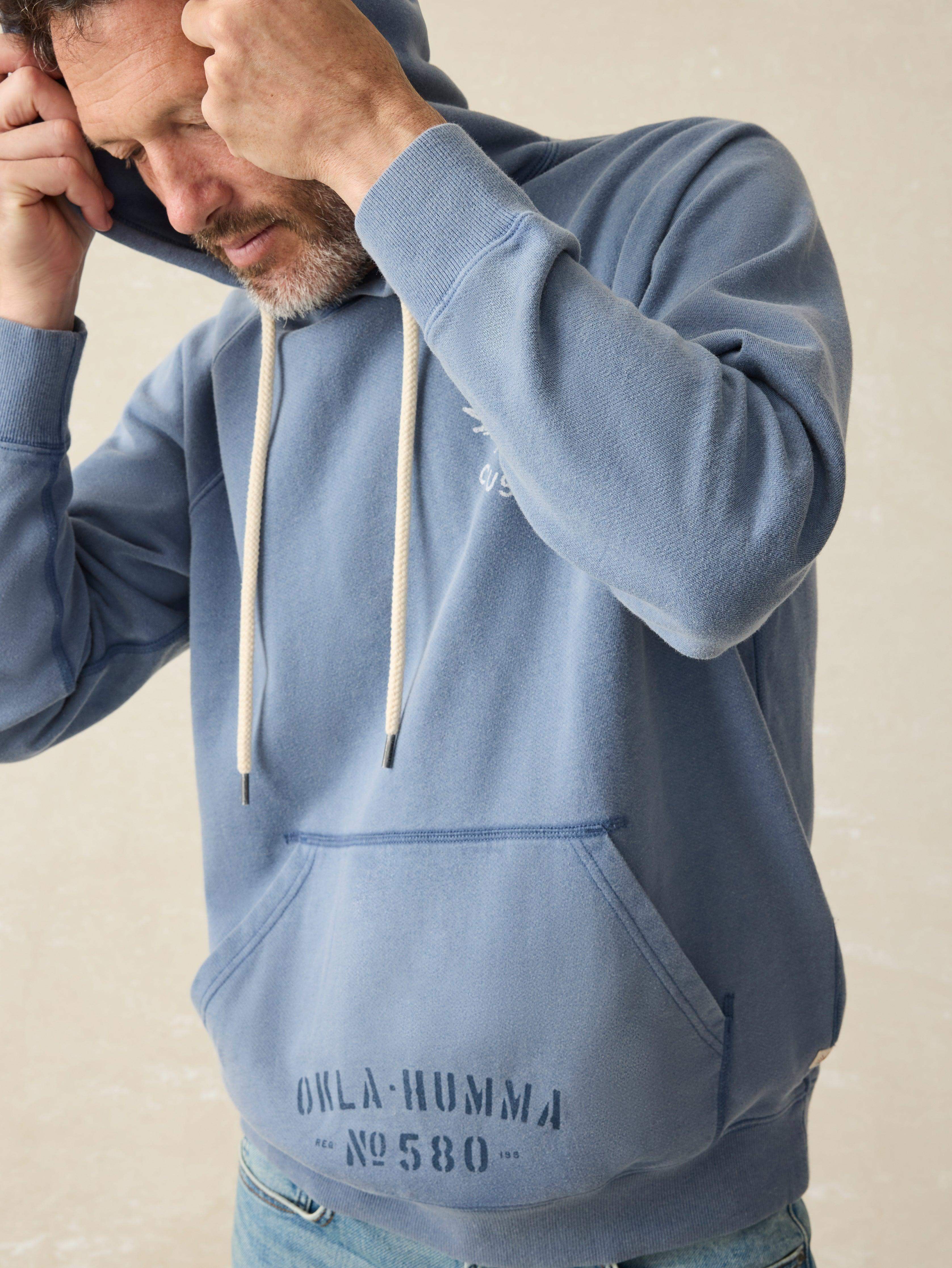 Steven Paul Judd Fleece Hoodie - Mautan Blue Secondary image
