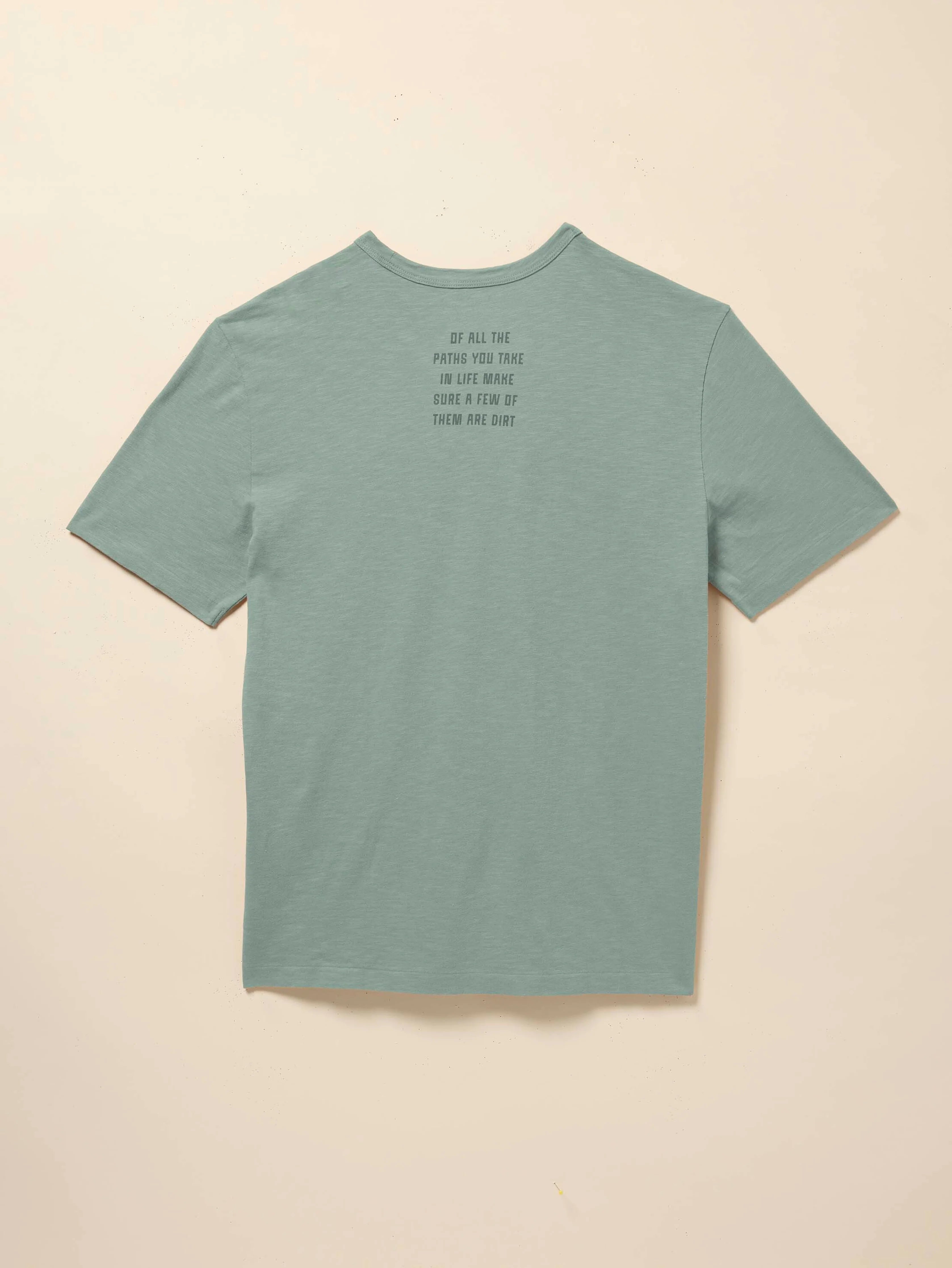 DIRT Sunwashed Regenerative Cotton Tee - Sage Creek Secondary image