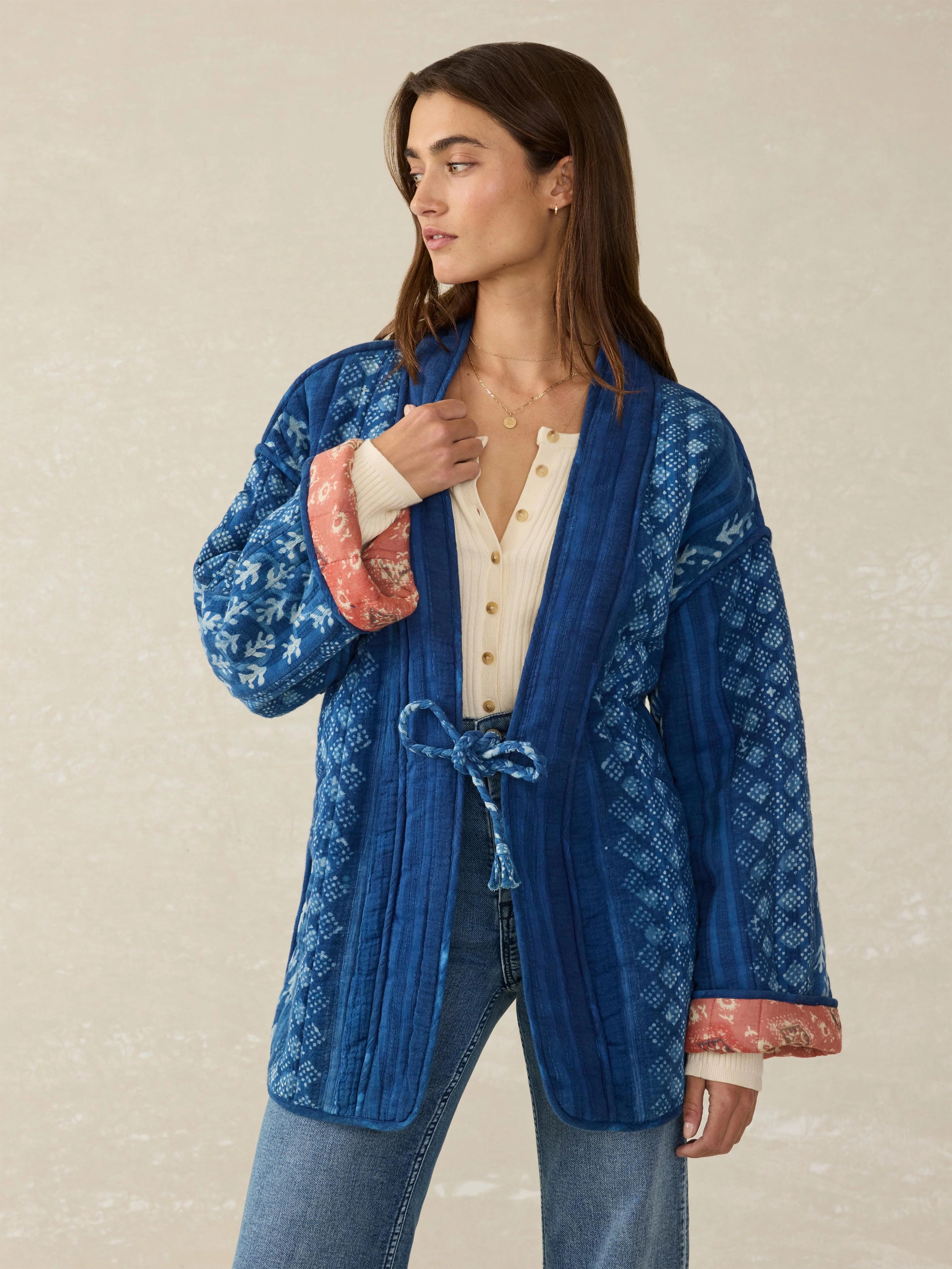 Sun Valley Quilted Jacket - Indigo Valley Main image