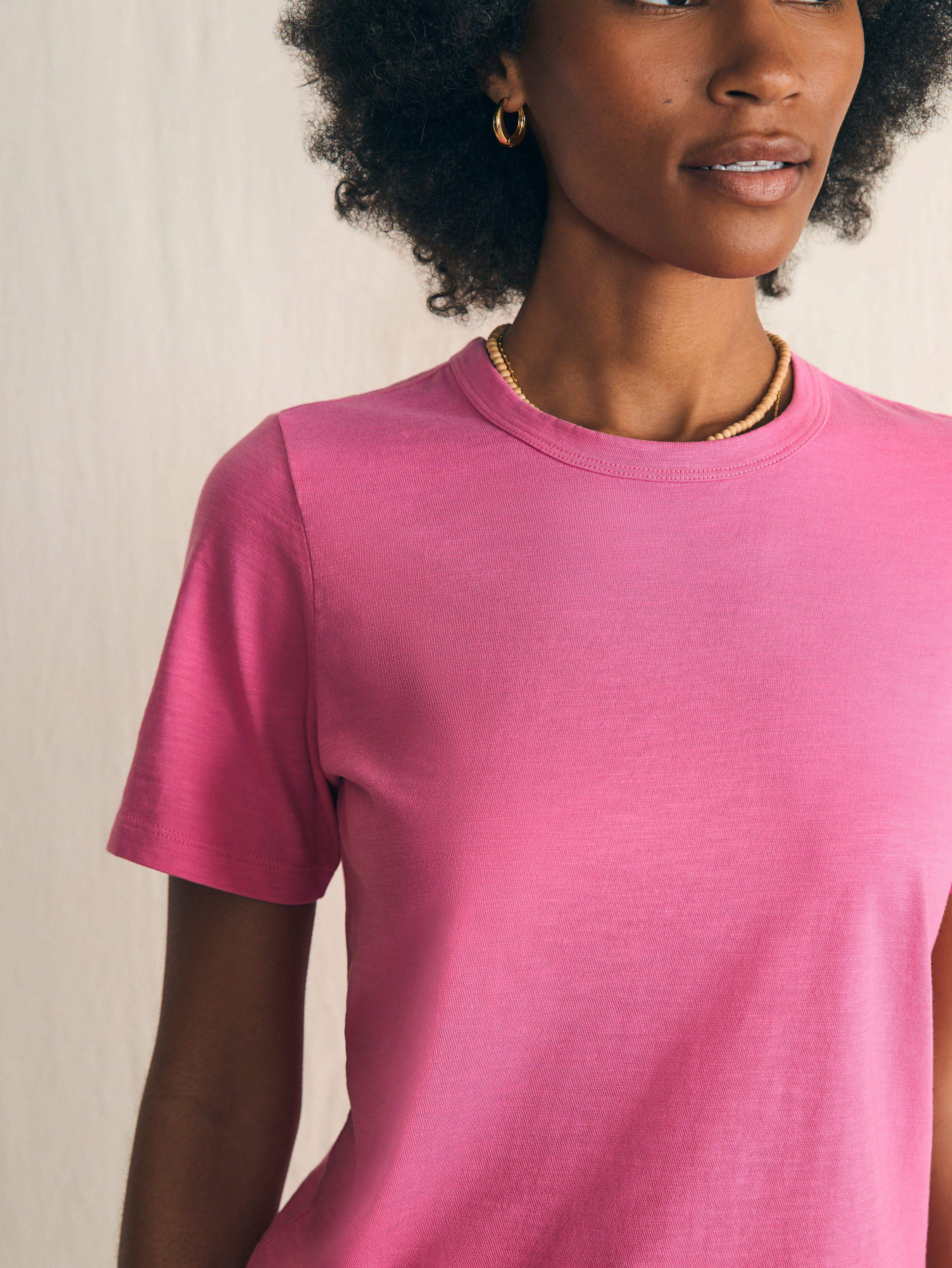 Sunwashed Crew Tee - Cone Flower Secondary image