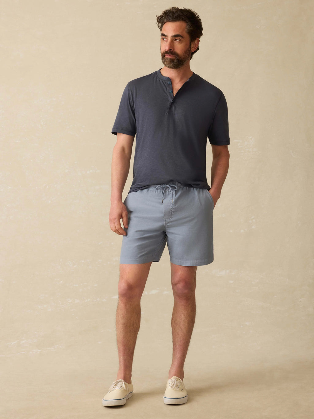Essential Drawstring Short - Flintstone