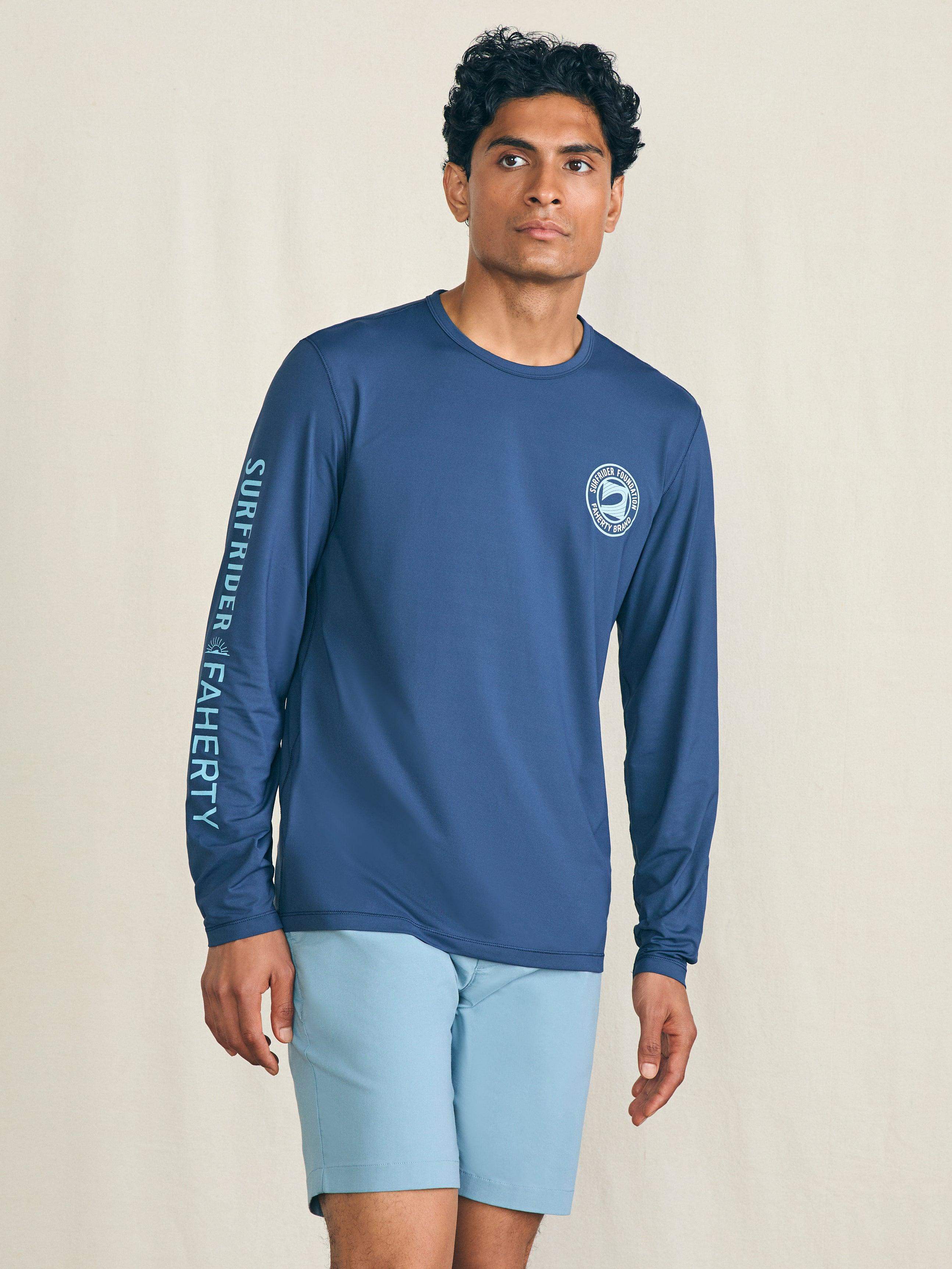 Long-Sleeve Surfrider Shorelite UPF Tee - Deep Navy Main image