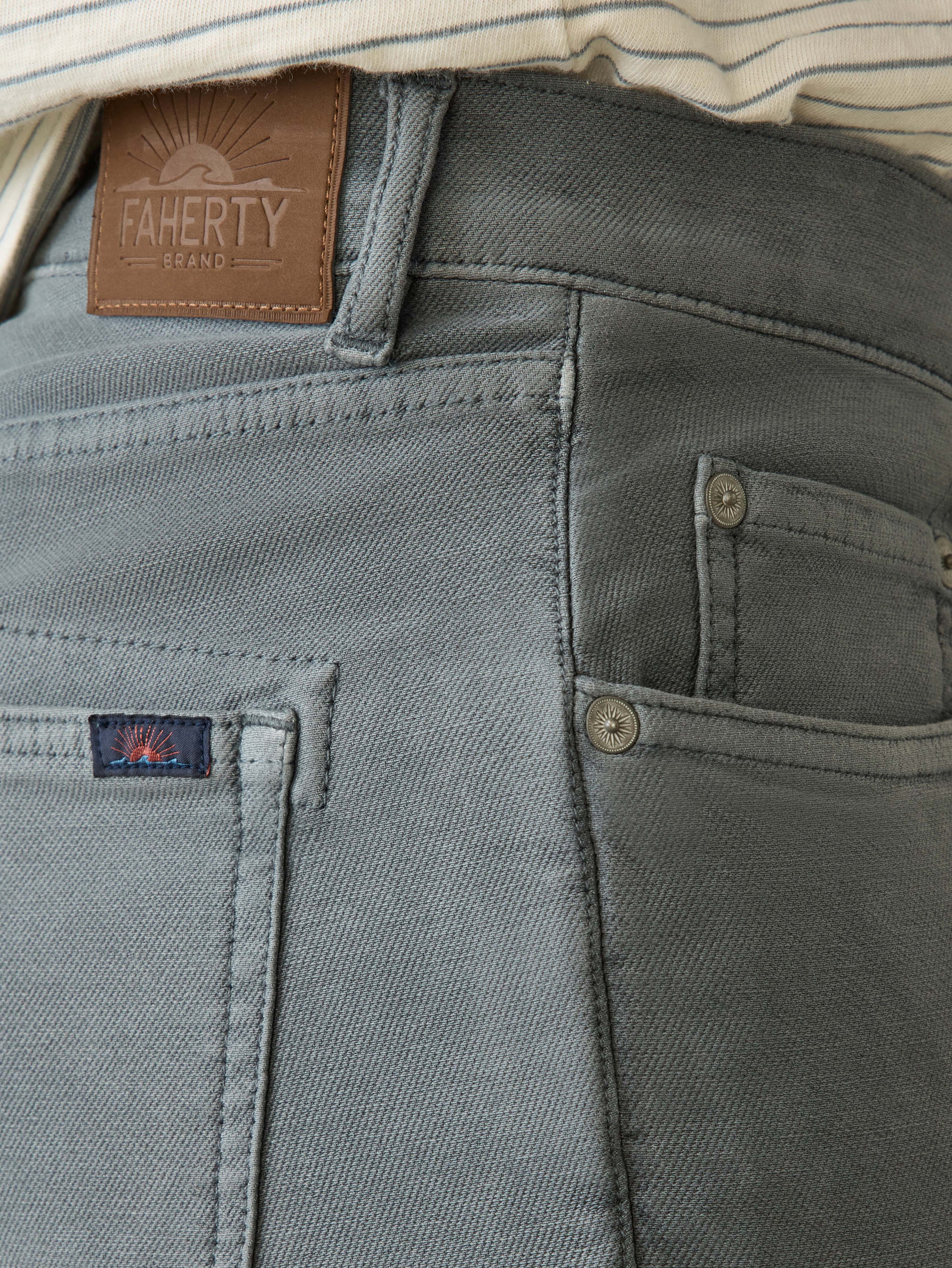 Stretch Terry 5-Pocket Pant - Slate Secondary image