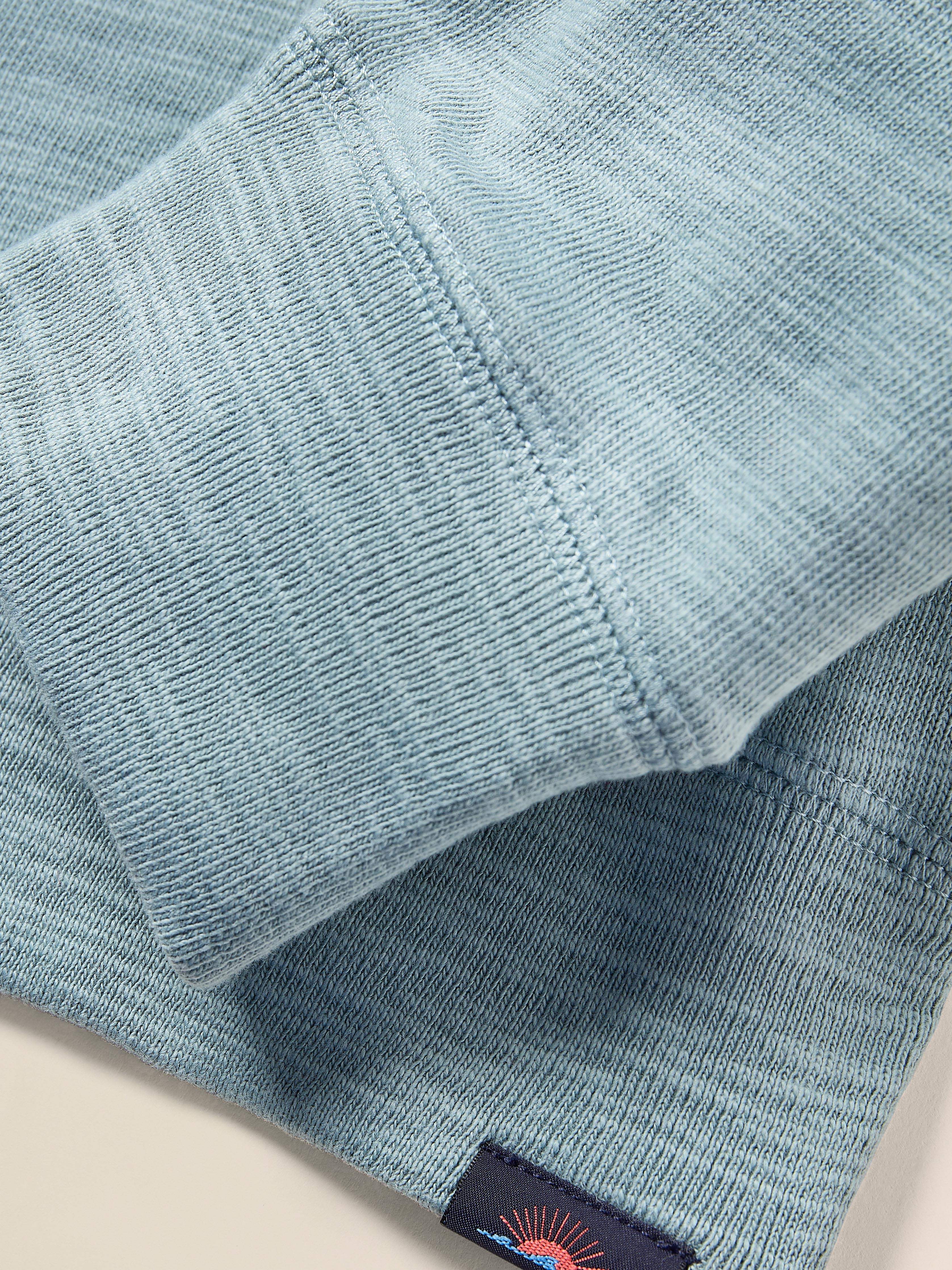 Sunwashed Midweight Organic Hoodie - Ocean Glass Secondary image