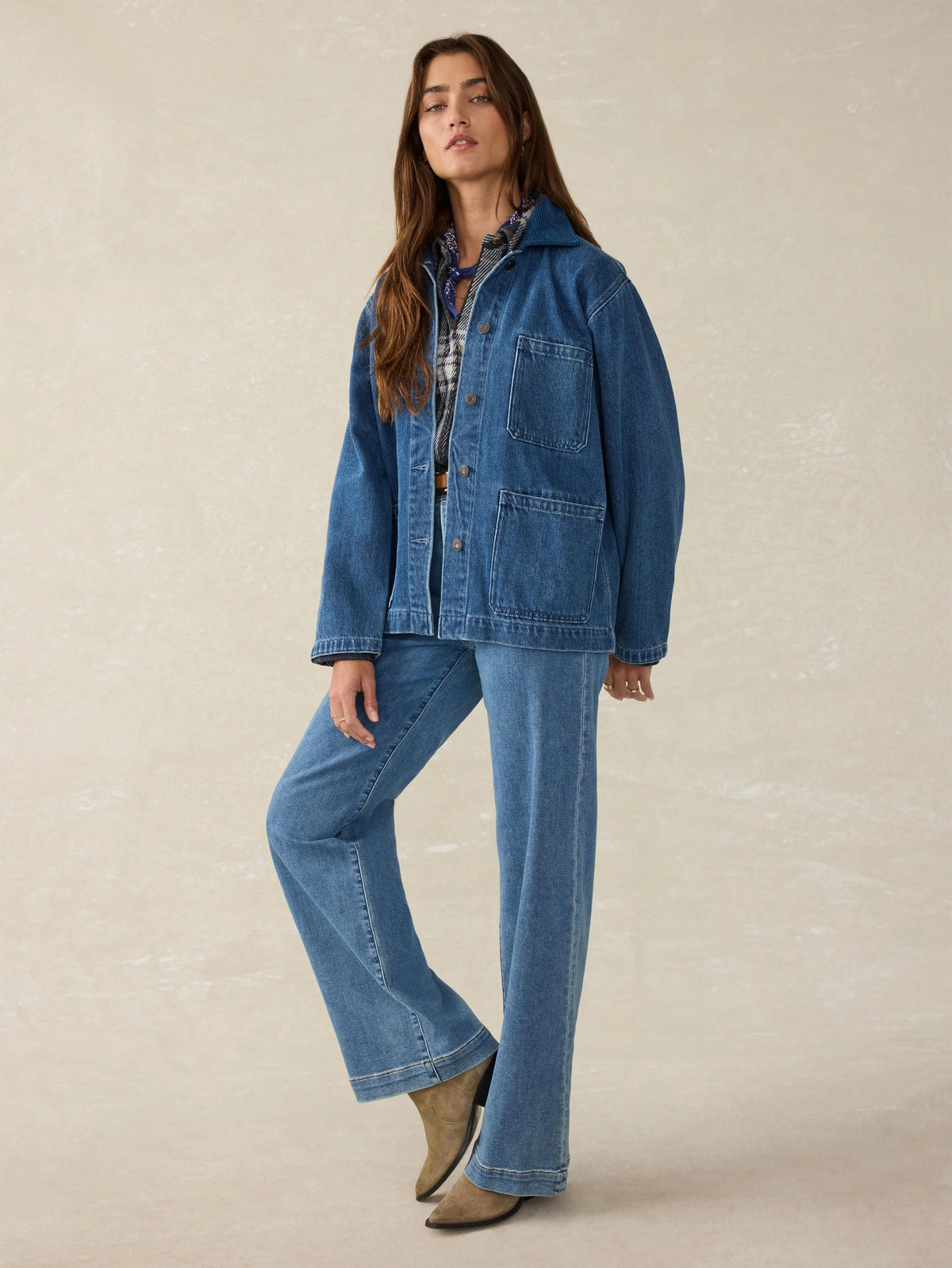 High Ridge Twill Studio Jacket - Night Waves Wash Main image