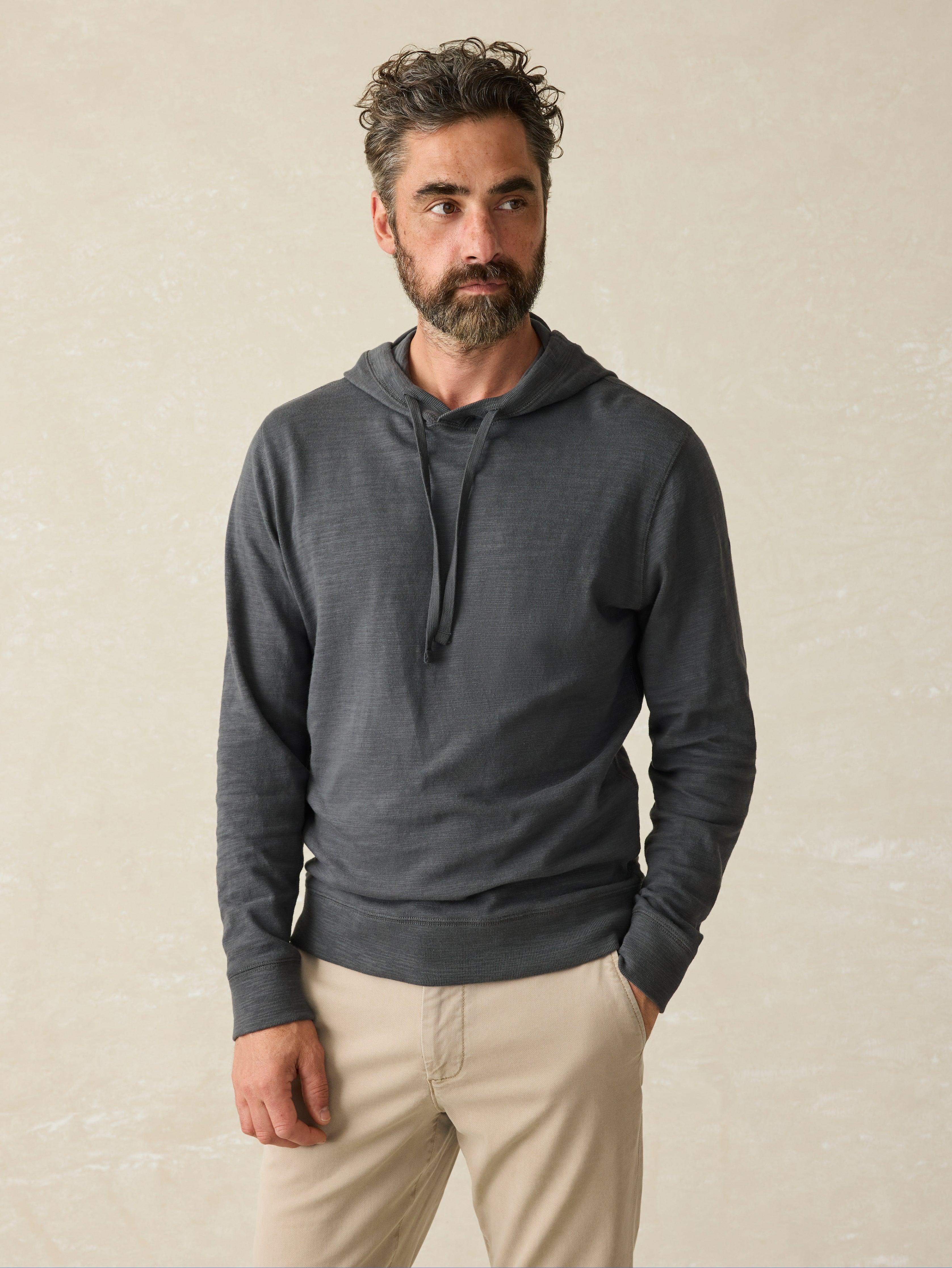 Sunwashed Midweight Organic Hoodie - Graphite Main image