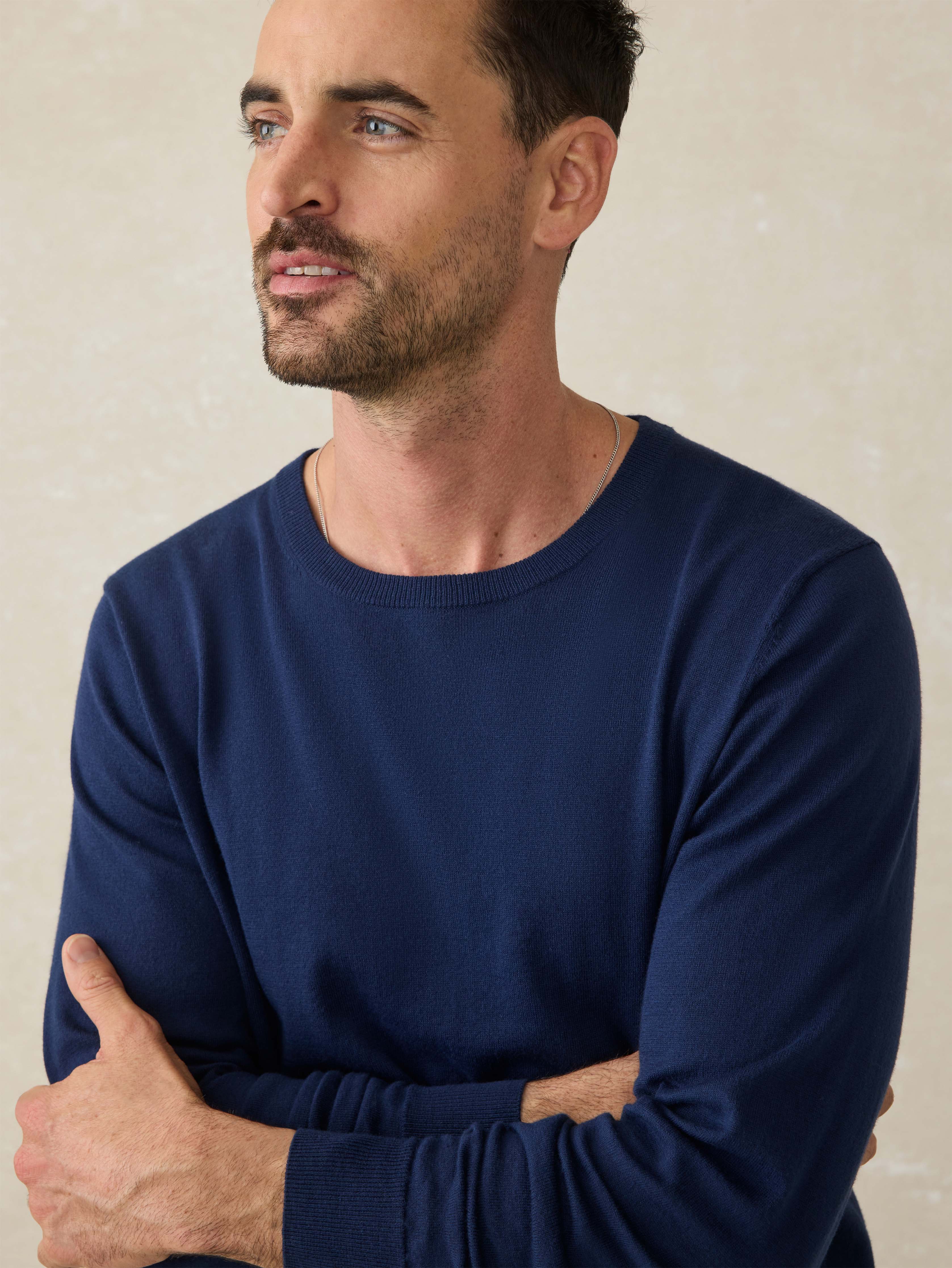 Movement™ Crewneck Sweater - Marine Navy Heather Secondary image
