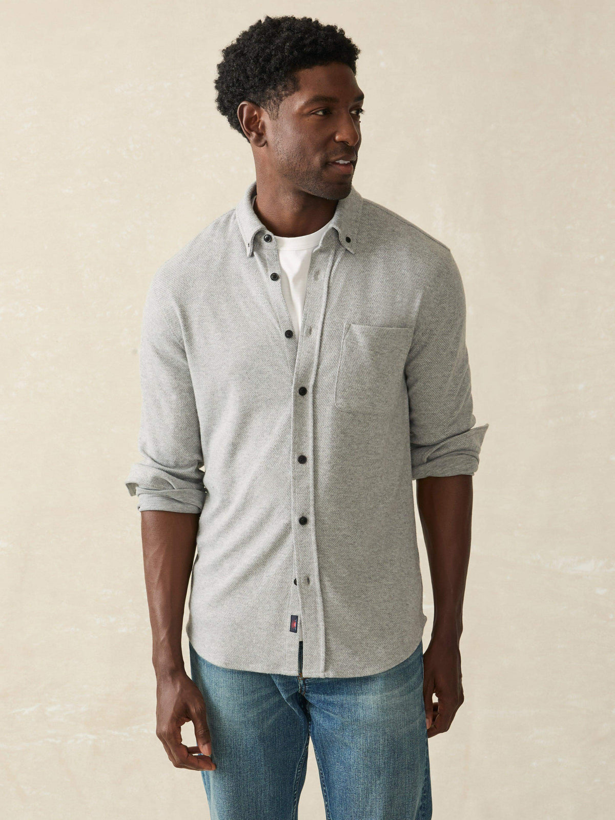 Legend™ Sweater Shirt - Fossil Grey Twill