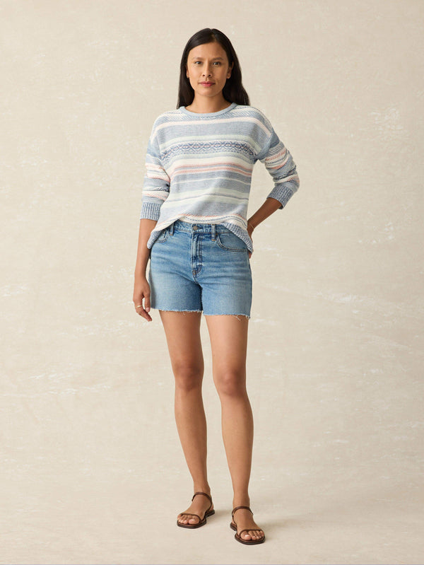 Organic Cotton Denim Short - Lakewood Wash