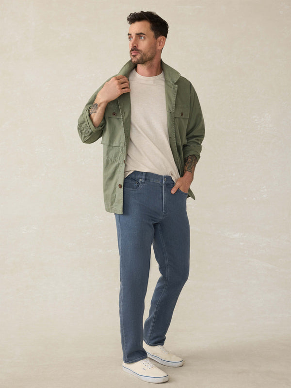 Stretch Terry 5-Pocket Pant - Tradewinds Wash