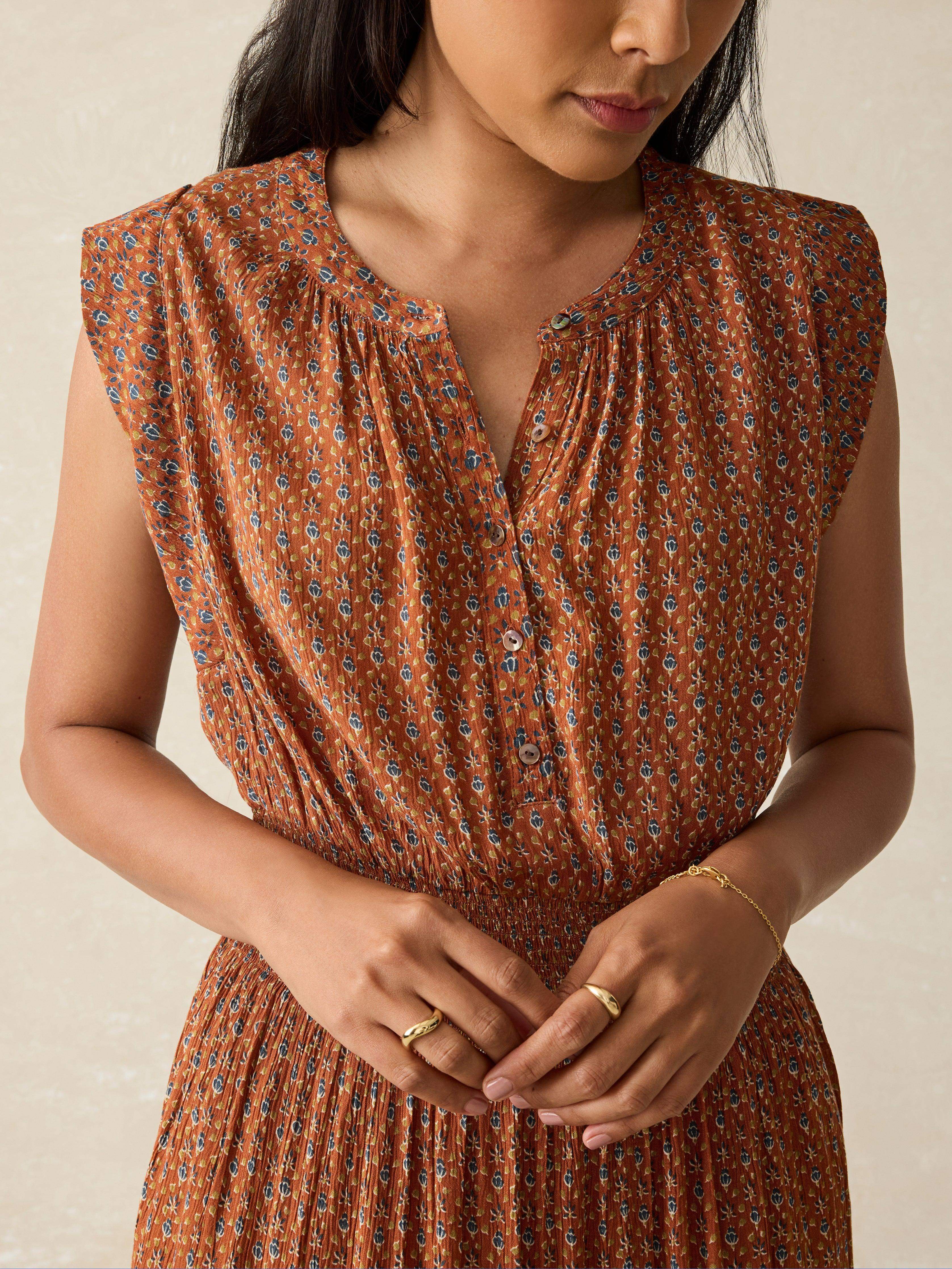 Woodstock Midi Dress - Chestnut Blossom Secondary image