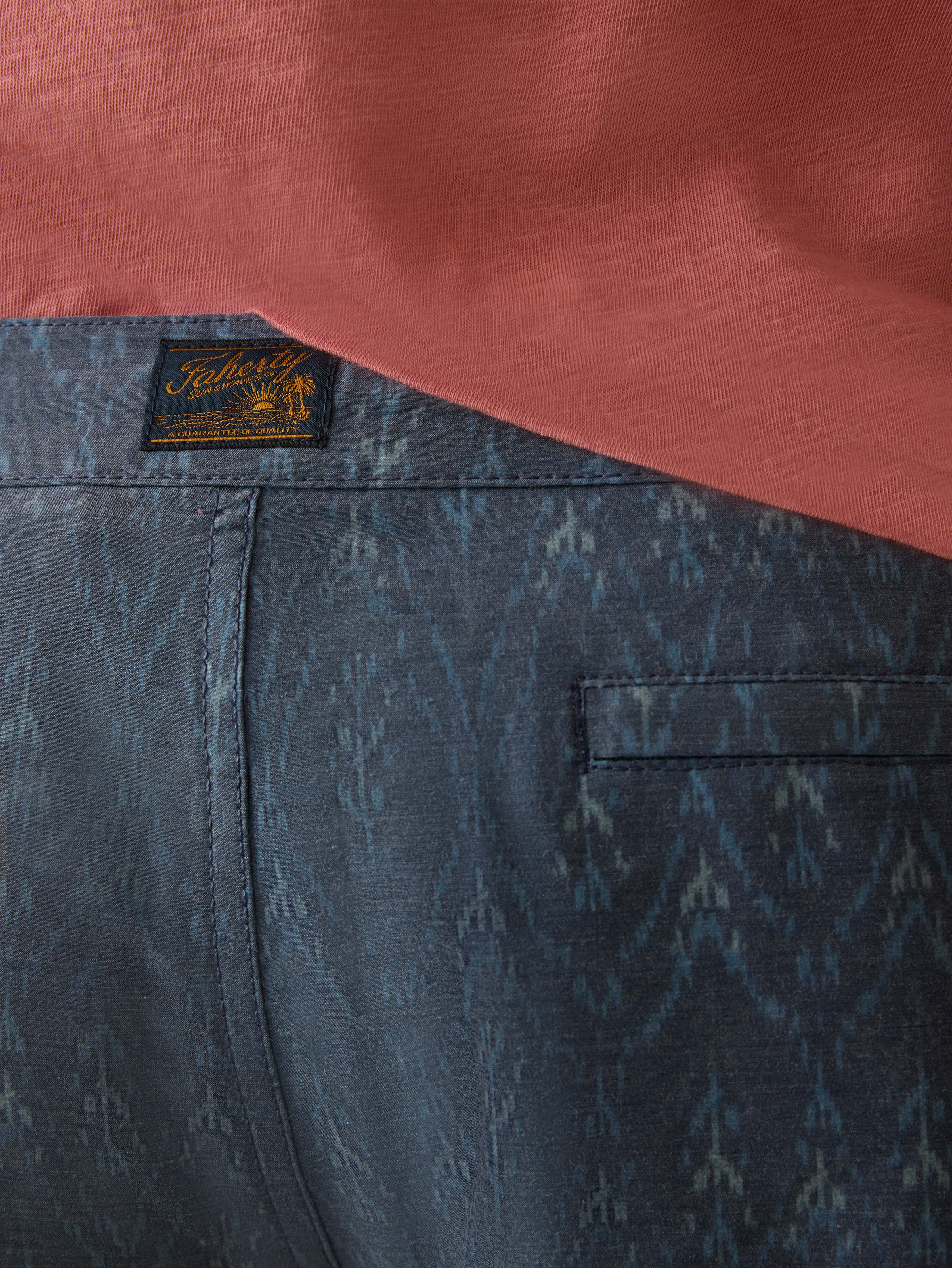 Biarritz Boardshort - Atlantic Waves Ikat Secondary image