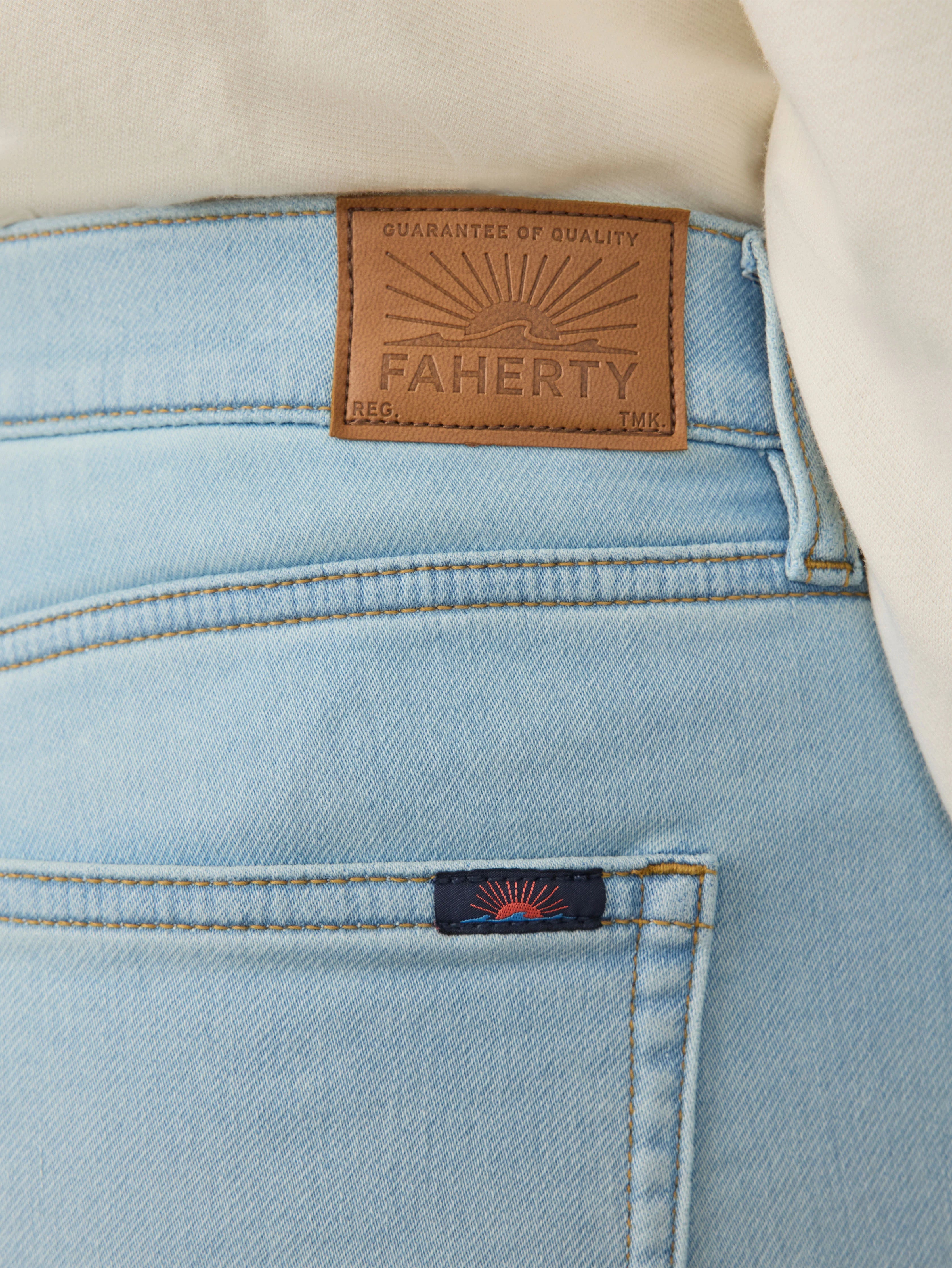 Stretch Terry Indigo 5 Pocket - Riverbend Wash Secondary image