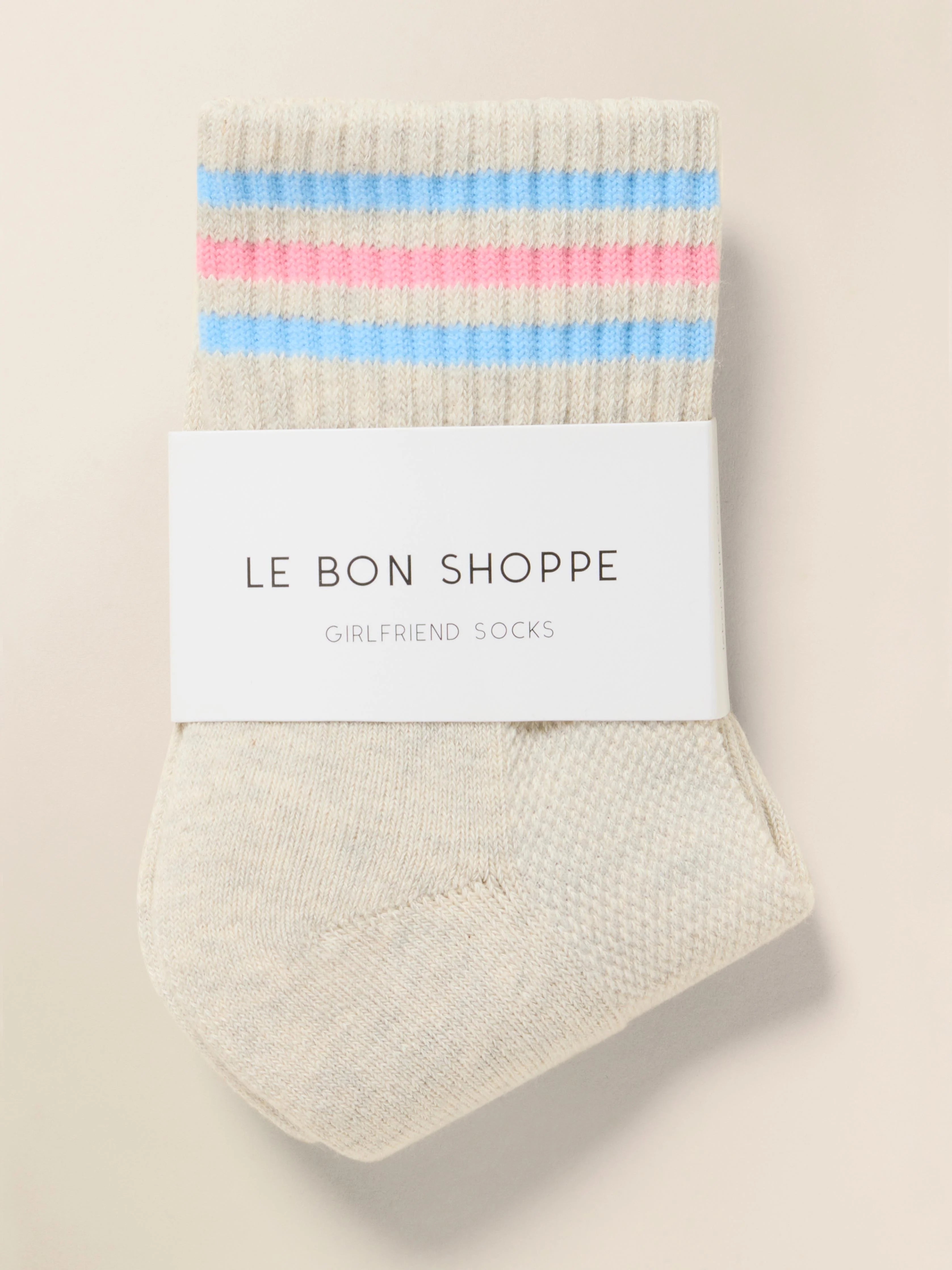 Le Bon Shoppe Girlfriend Sock - Bright Grey Main image