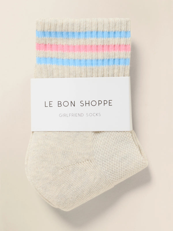 Le Bon Shoppe Girlfriend Sock - Bright Grey