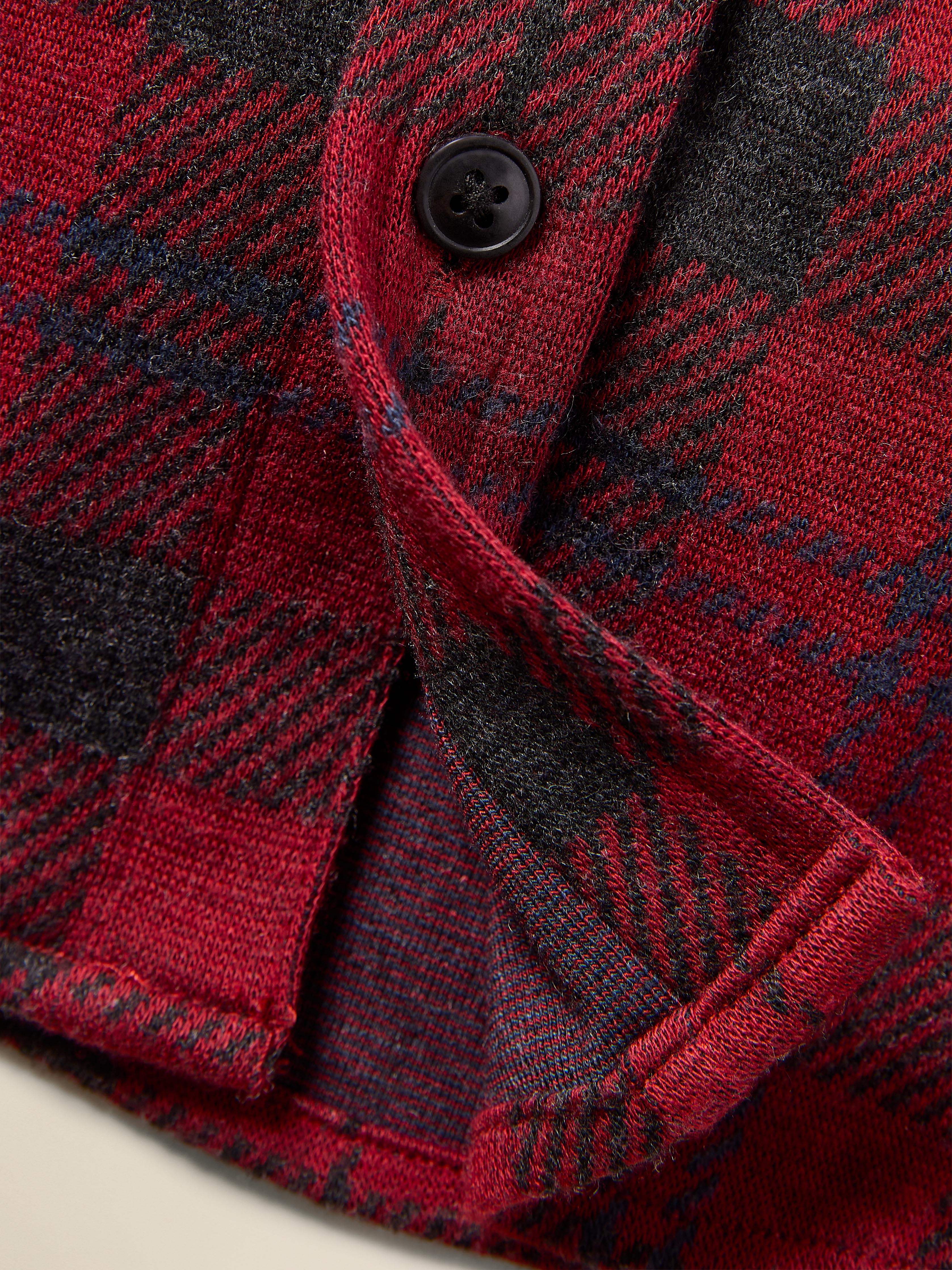 Kids Legend™ Sweater Shirt - Cherry Creek Plaid Secondary image