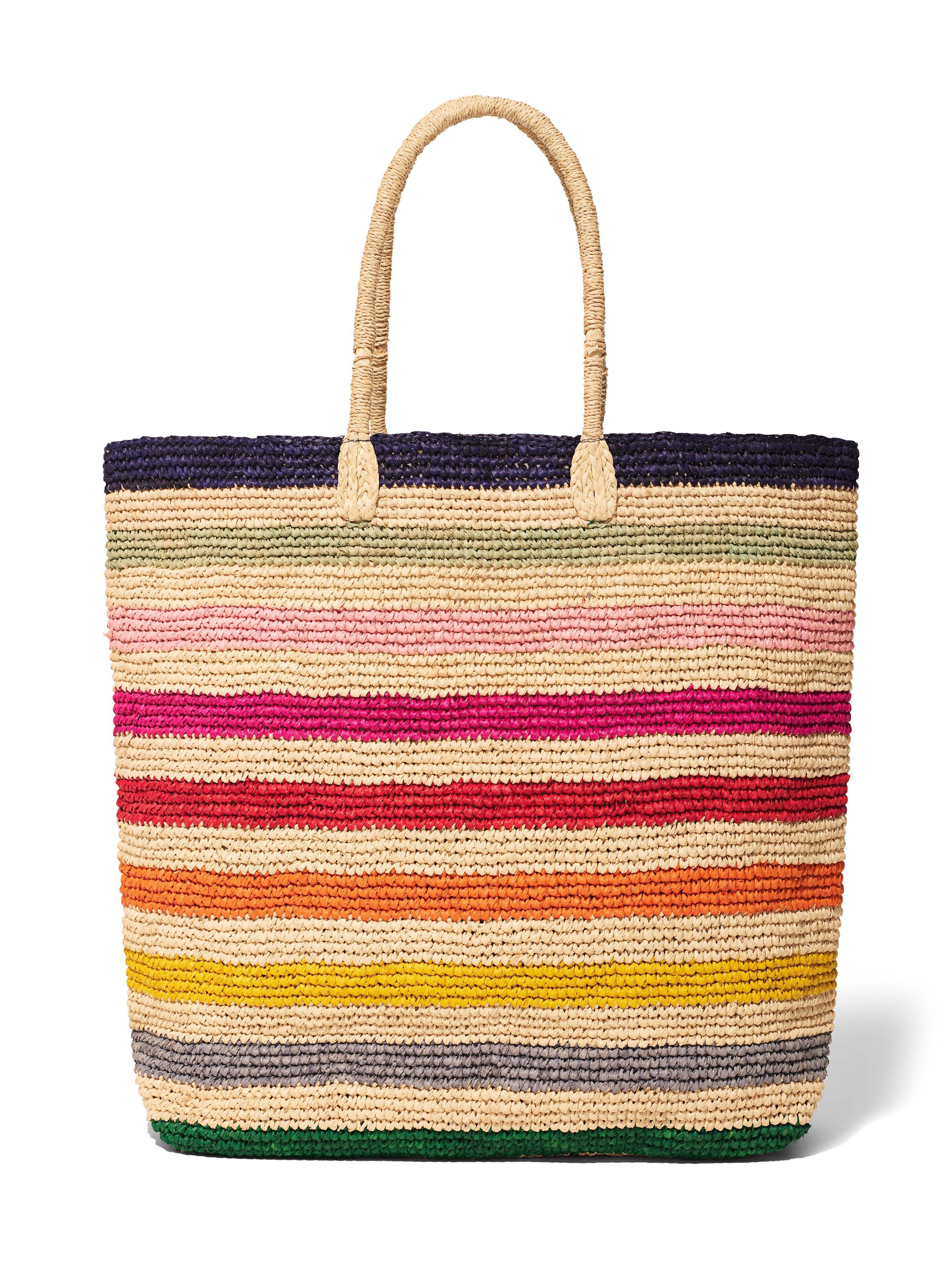 Soleil Straw Tote - Multi Main image