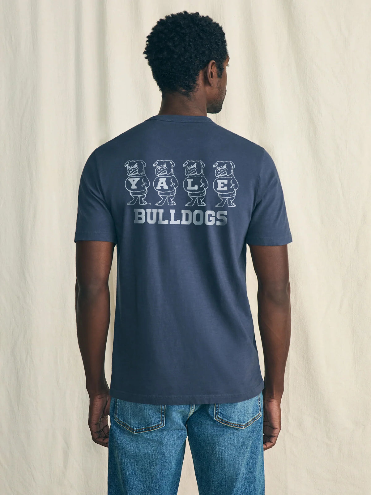 Yale Sunwashed Tee - Dune Navy Main image