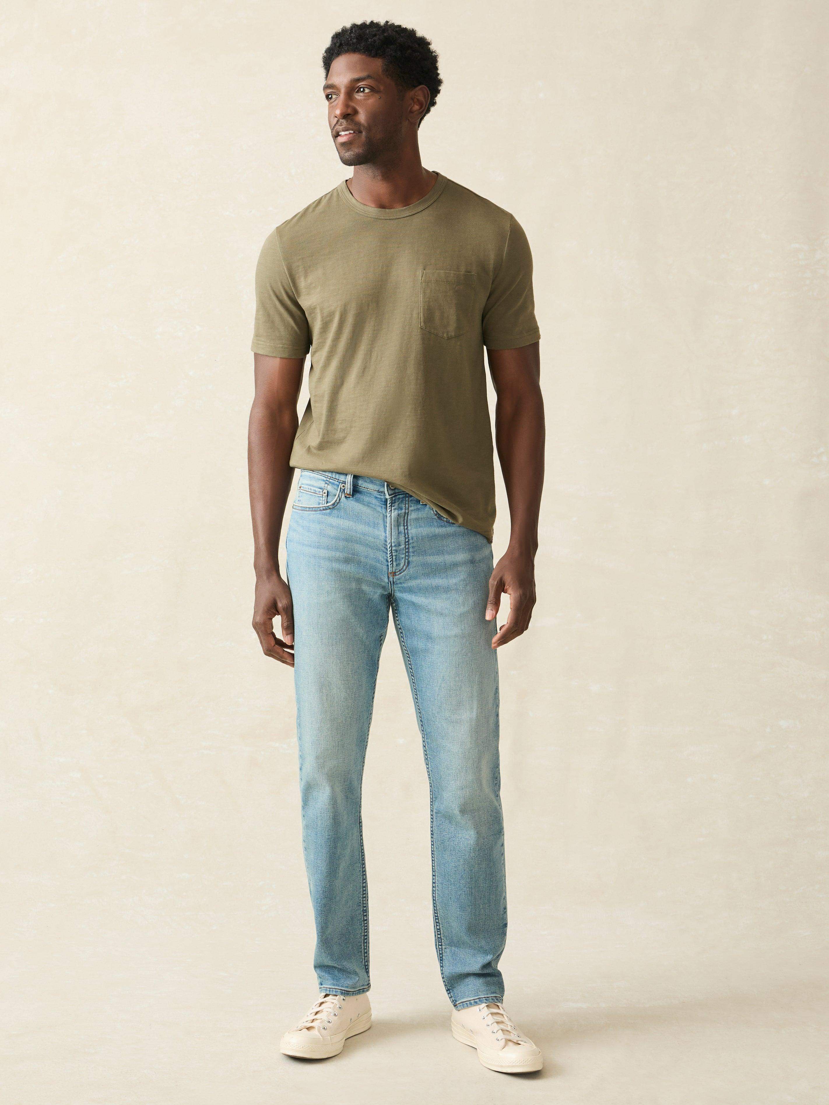 Stretch Terry Indigo 5-Pocket Pant - Eastern Shore Secondary image
