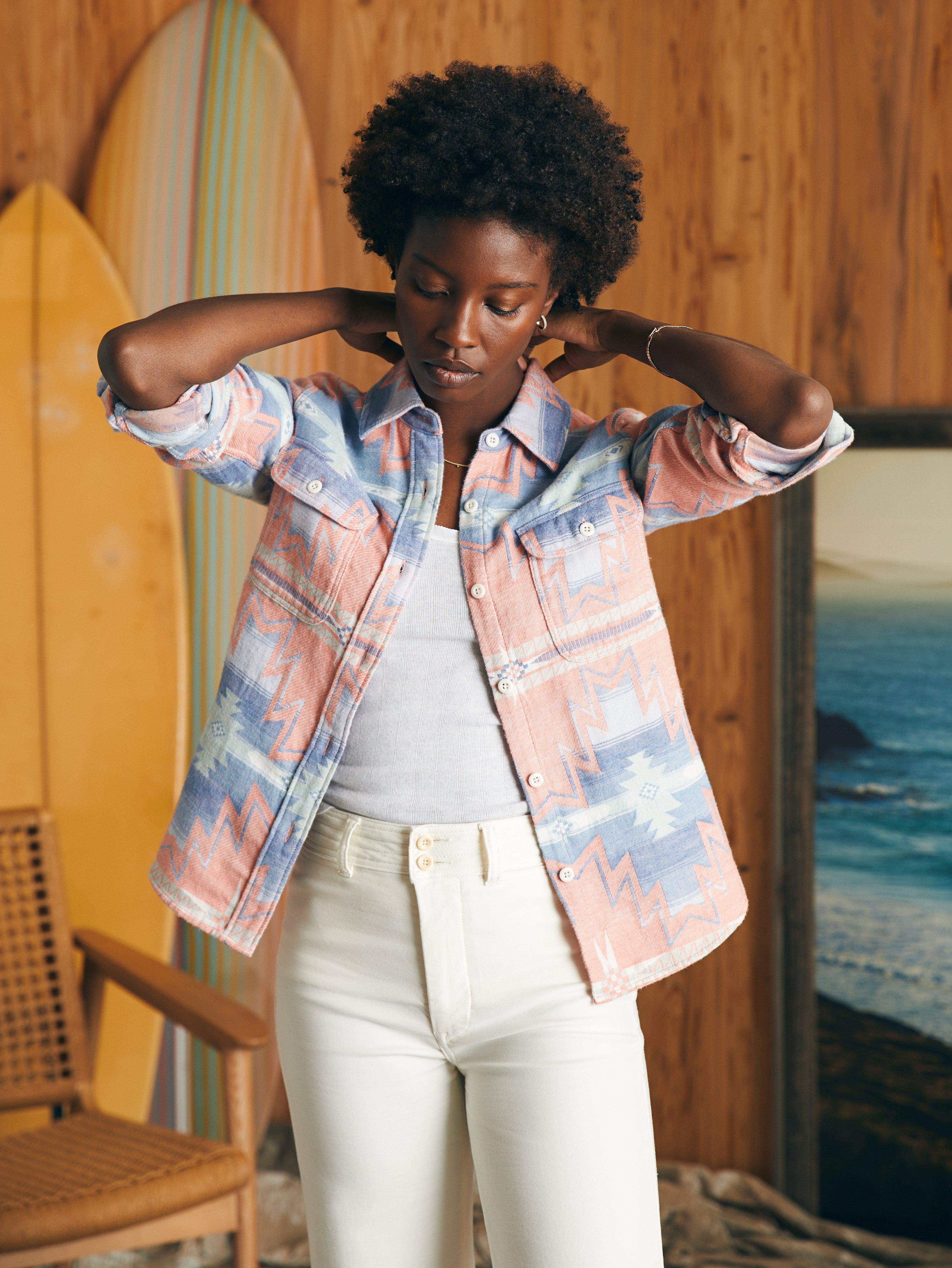 Doug Good Feather Daly Shirt - Morning Star Sun Main image