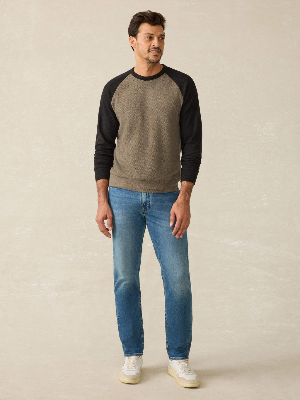 Legend™ Baseball Sweater Crew - Mossy Charcoal