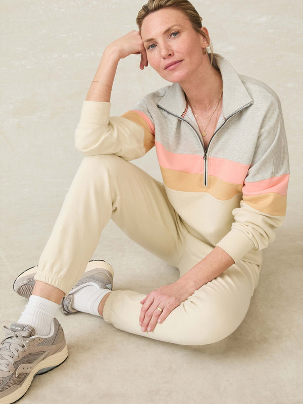High Standard Fleece Quarter Zip - Golden Horizon