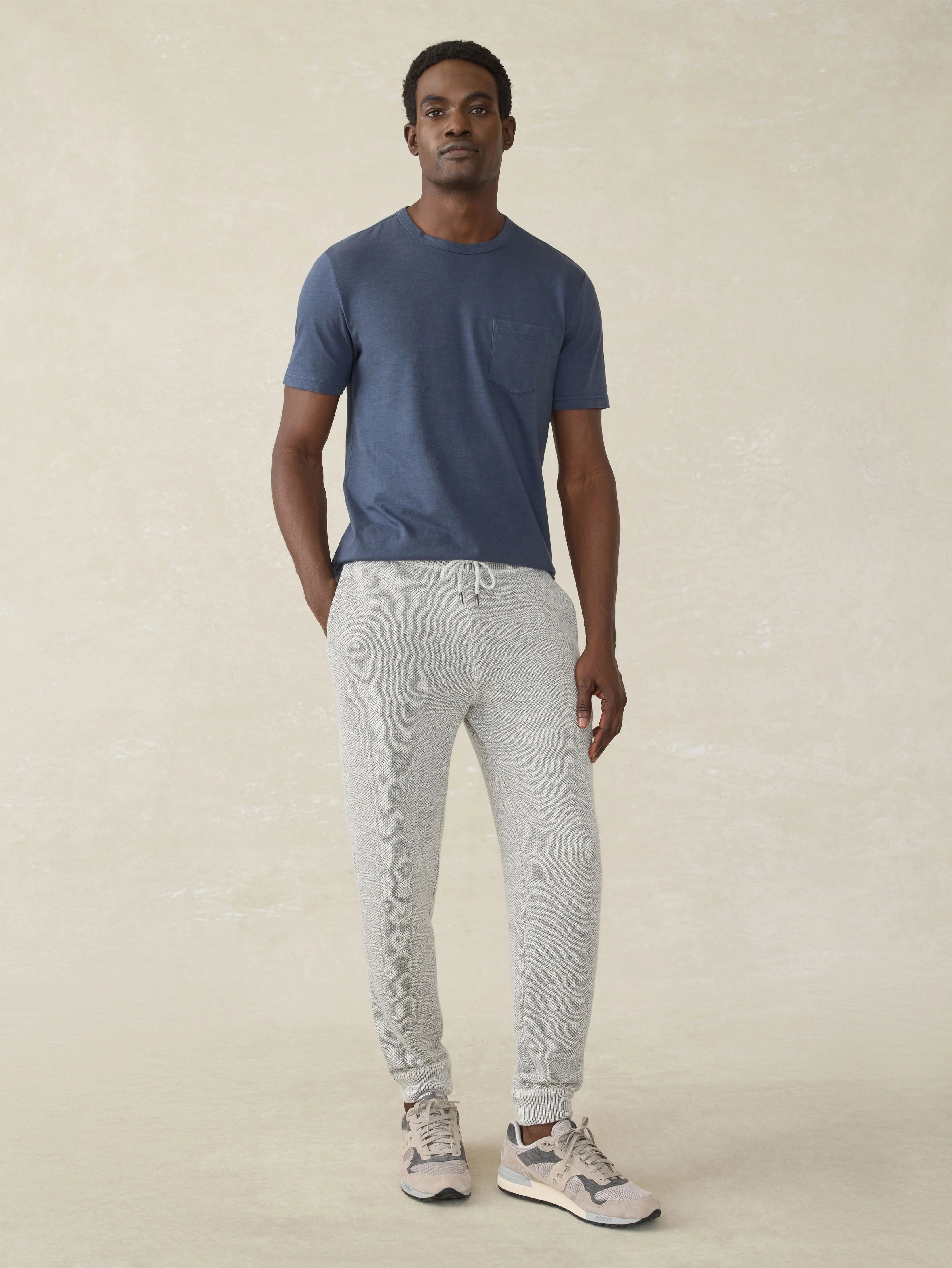 Whitewater Sweatpant - Grey Shell Loop Secondary image