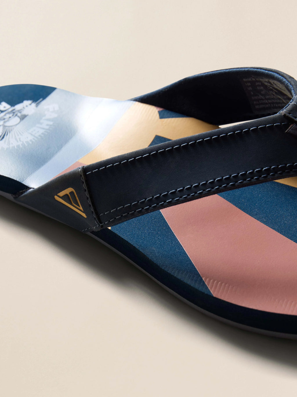 Faherty X Reef Unisex Eva Flip Flop - Indigo Sunrise