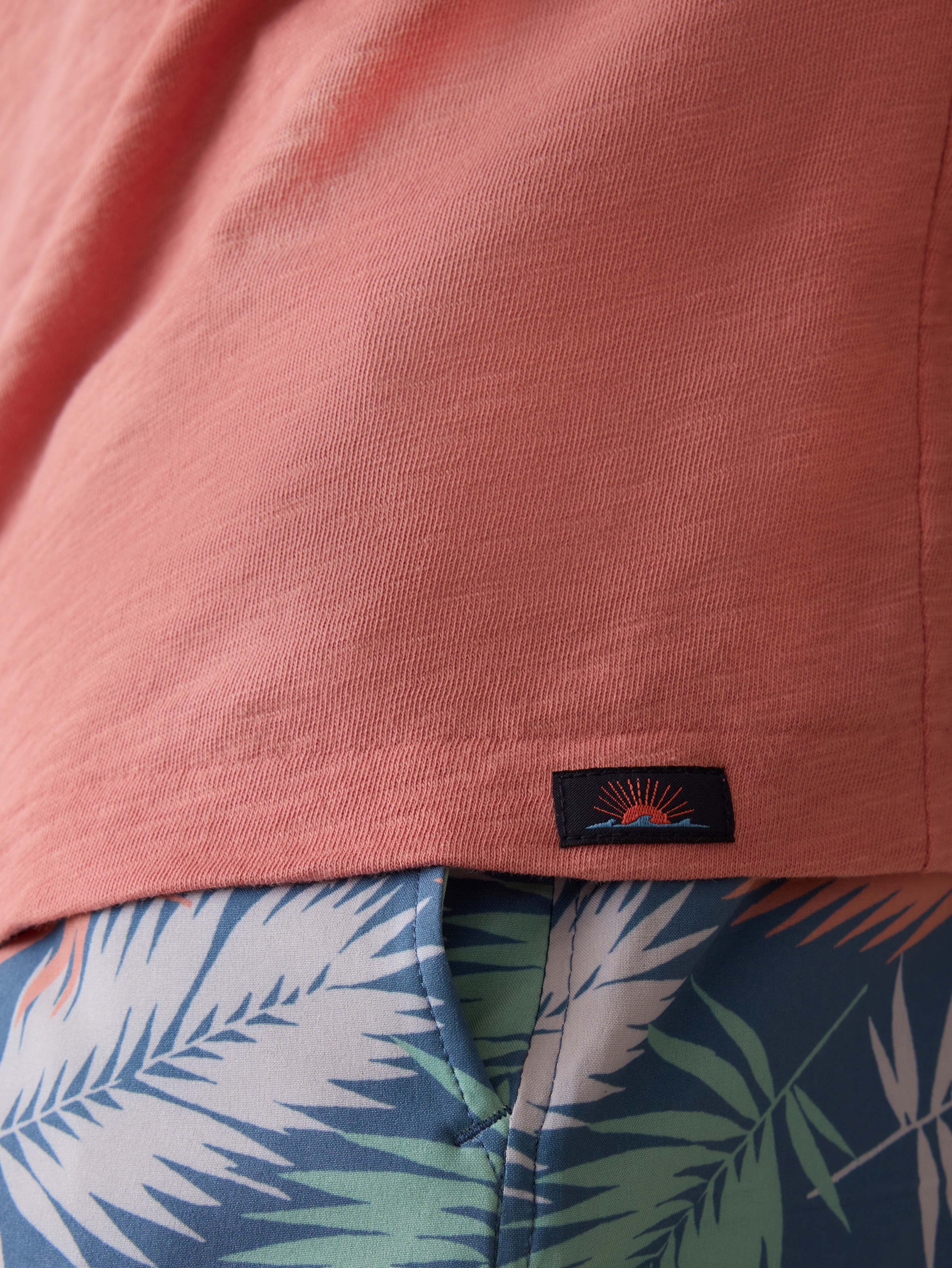 Sunwashed Regenerative Pocket Tee - Faded Flag Secondary image