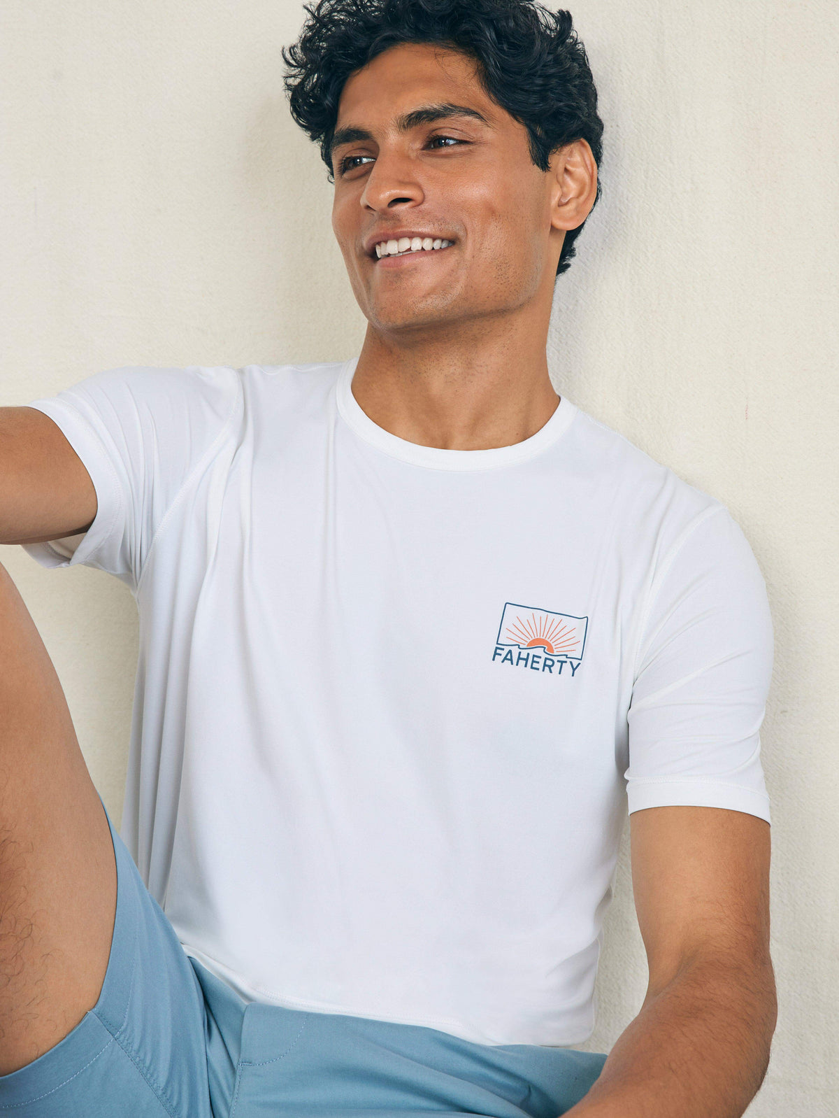 Shorelite Short-Sleeve Tech Tee - Pure White Main image