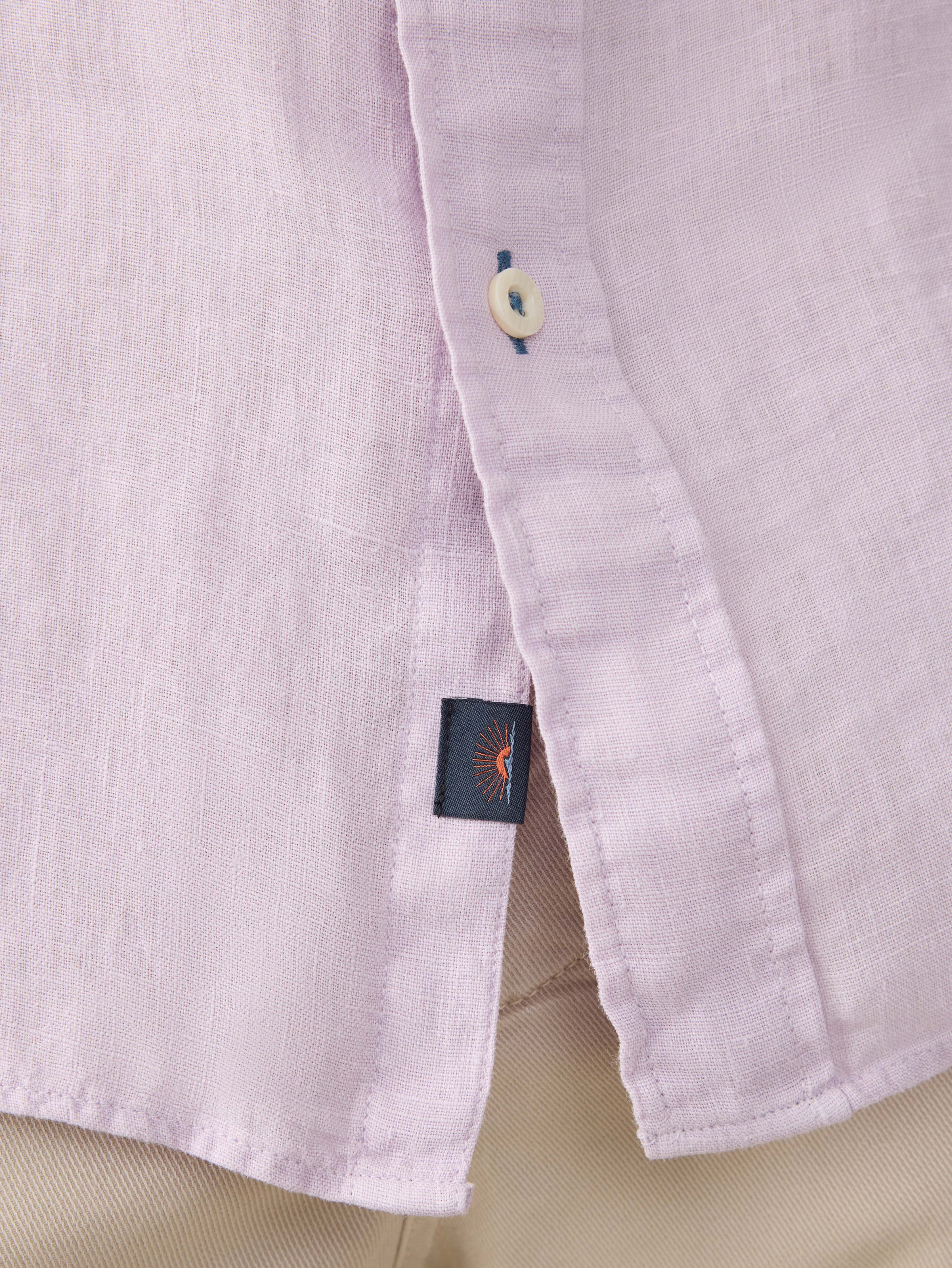 Laguna Linen Shirt - Wisteria Secondary image
