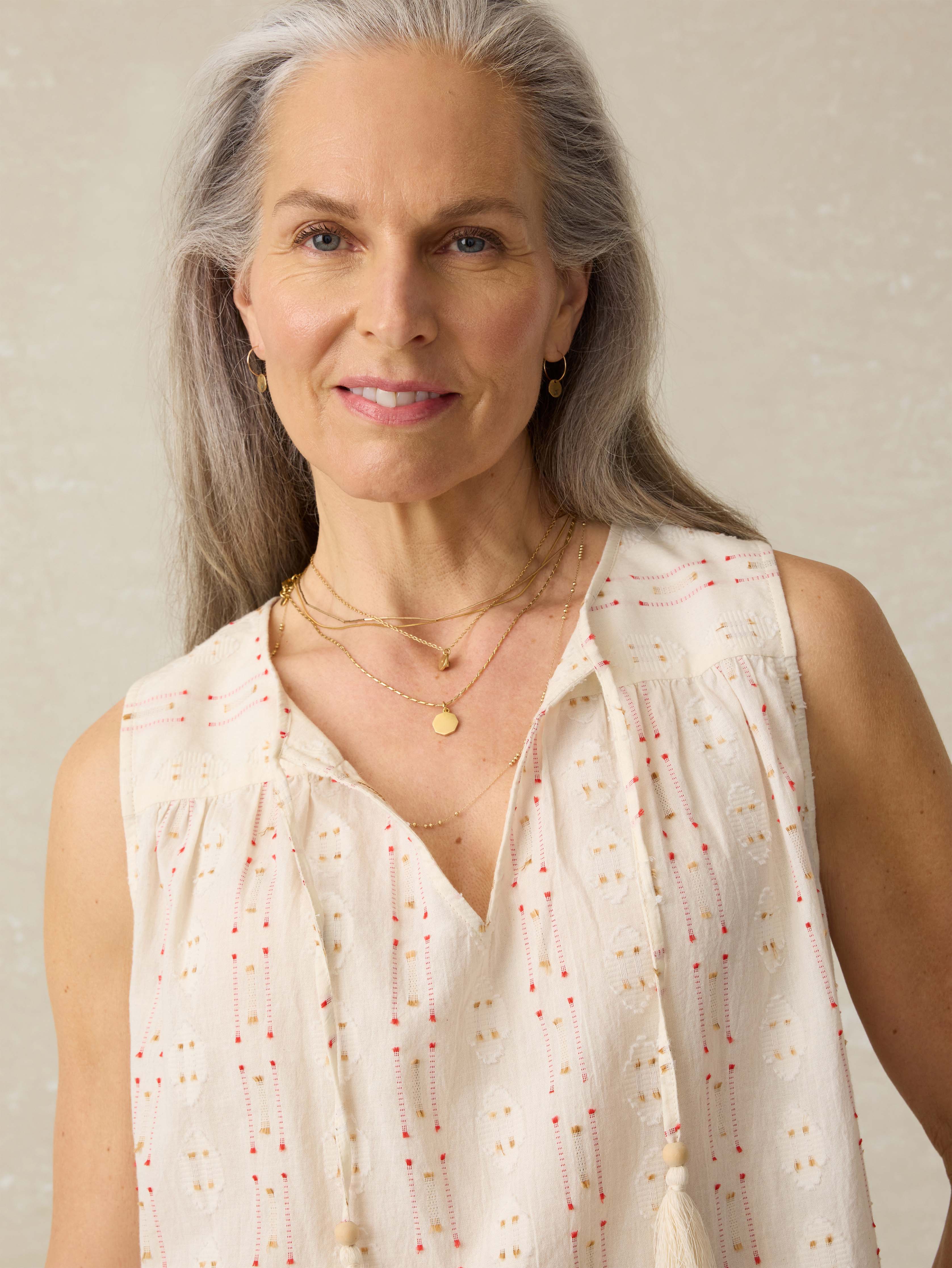 Skylar Blouse - Sunburst Dobby Secondary image