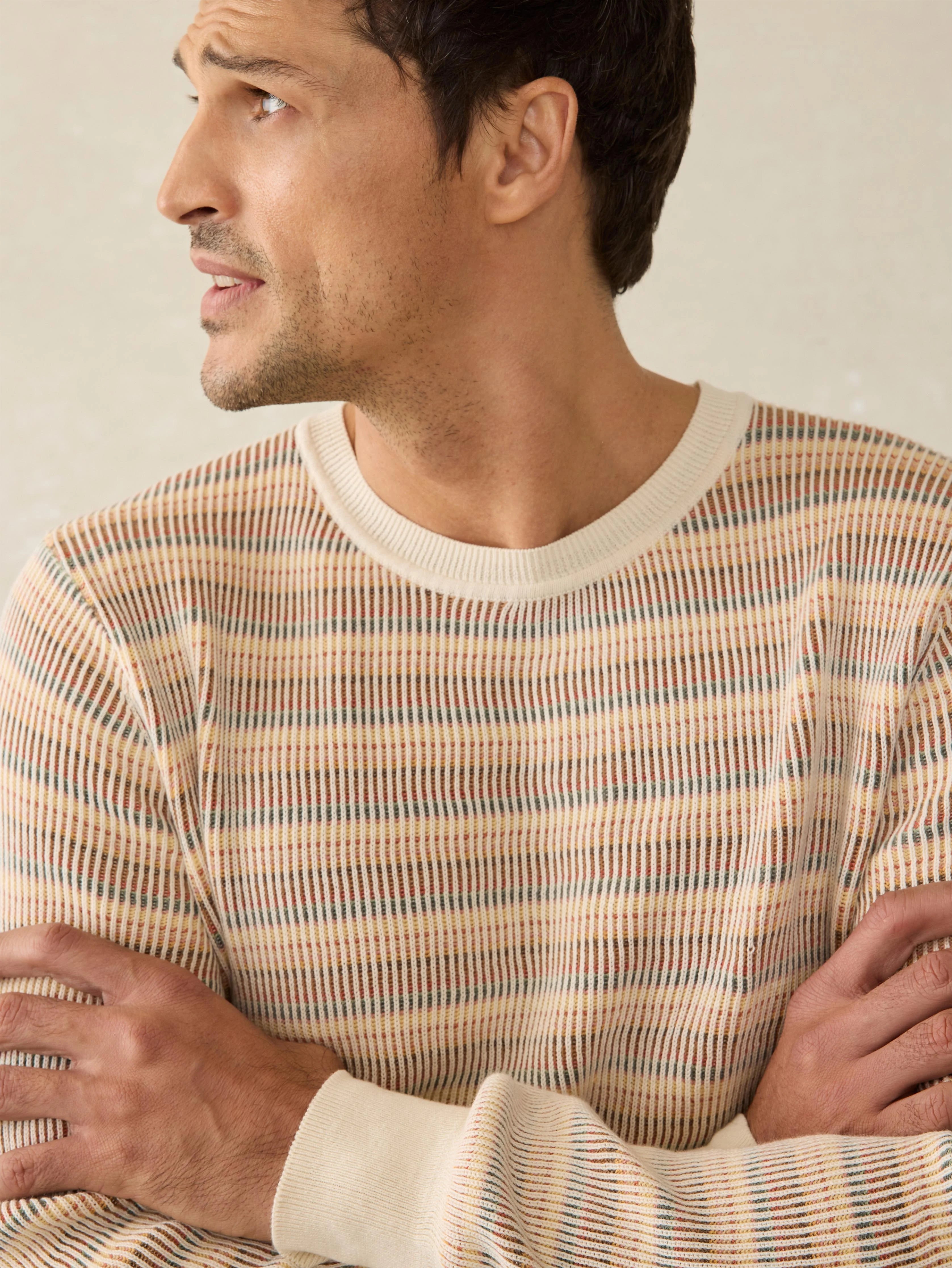 Sunwashed Crewneck Sweater - Desert Hills Secondary image