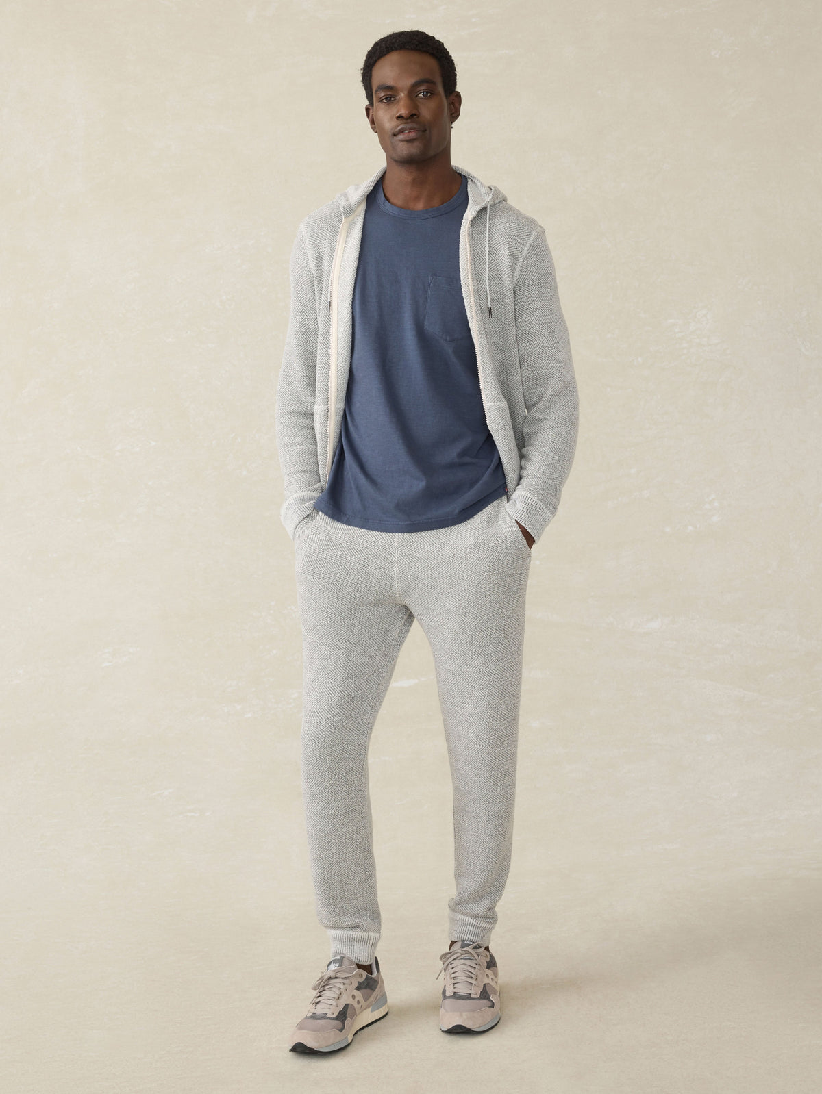 Whitewater Full Zip Hoodie - Grey Shell Loop
