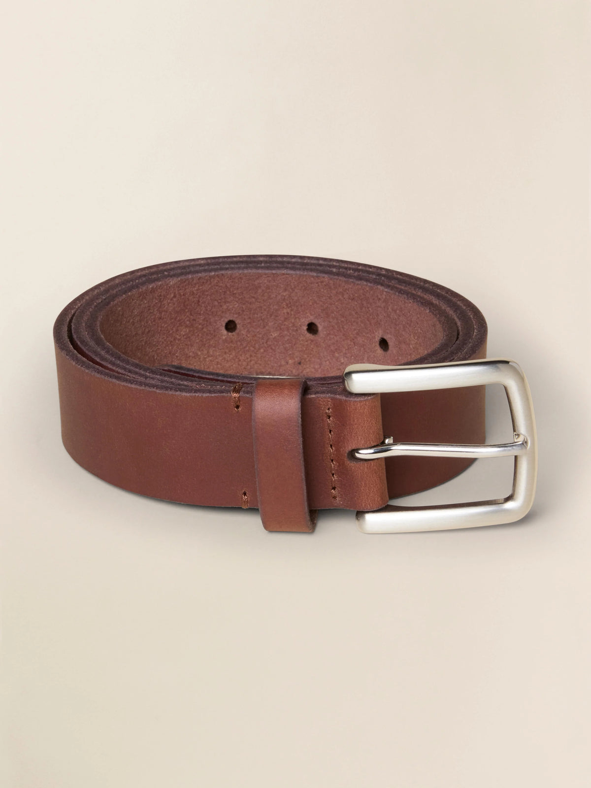 Men's Leather Belt - Saddle Brown Main image