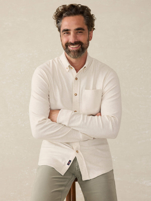 Legend™ Sweater Shirt (Single Pocket) - Off White