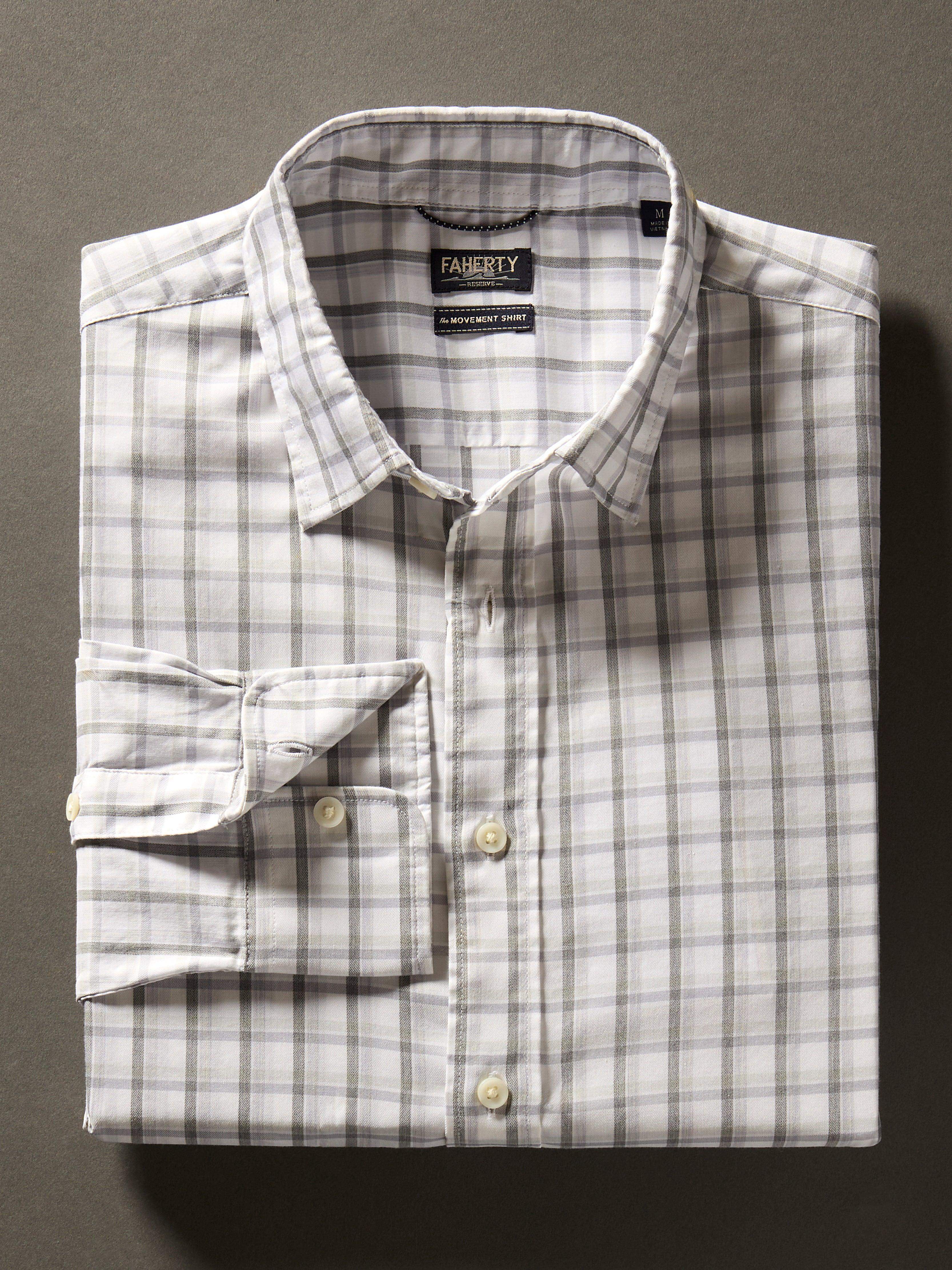 Performance Stretch Shirt - Winter Roads Plaid Main image