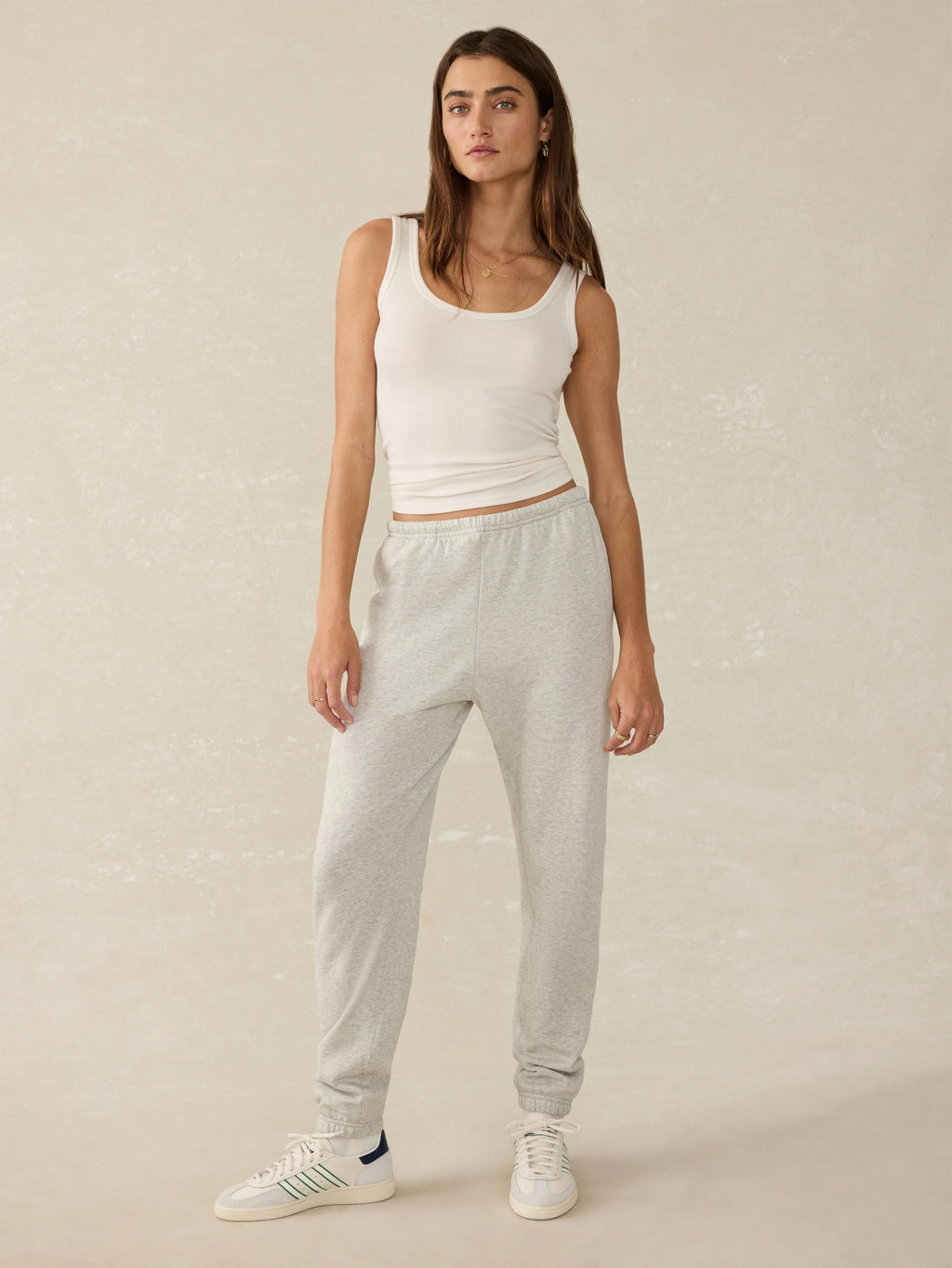 High Standard Fleece Sweatpant - Light Grey Heather