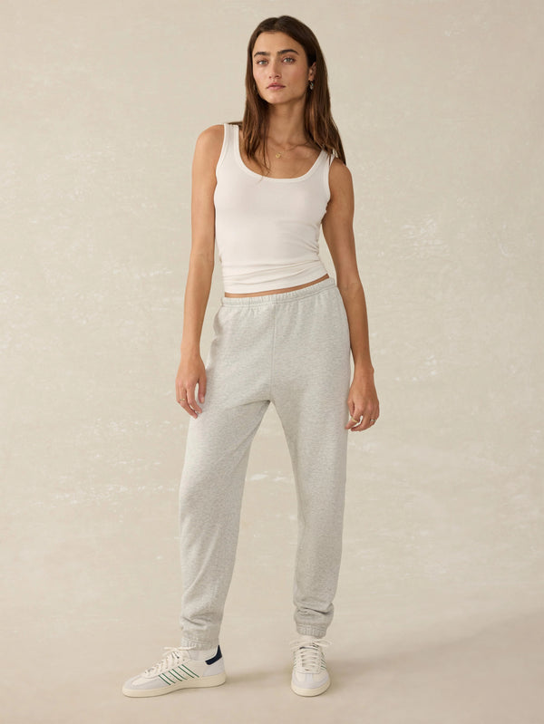 High Standard Fleece Sweatpant - Light Grey Heather