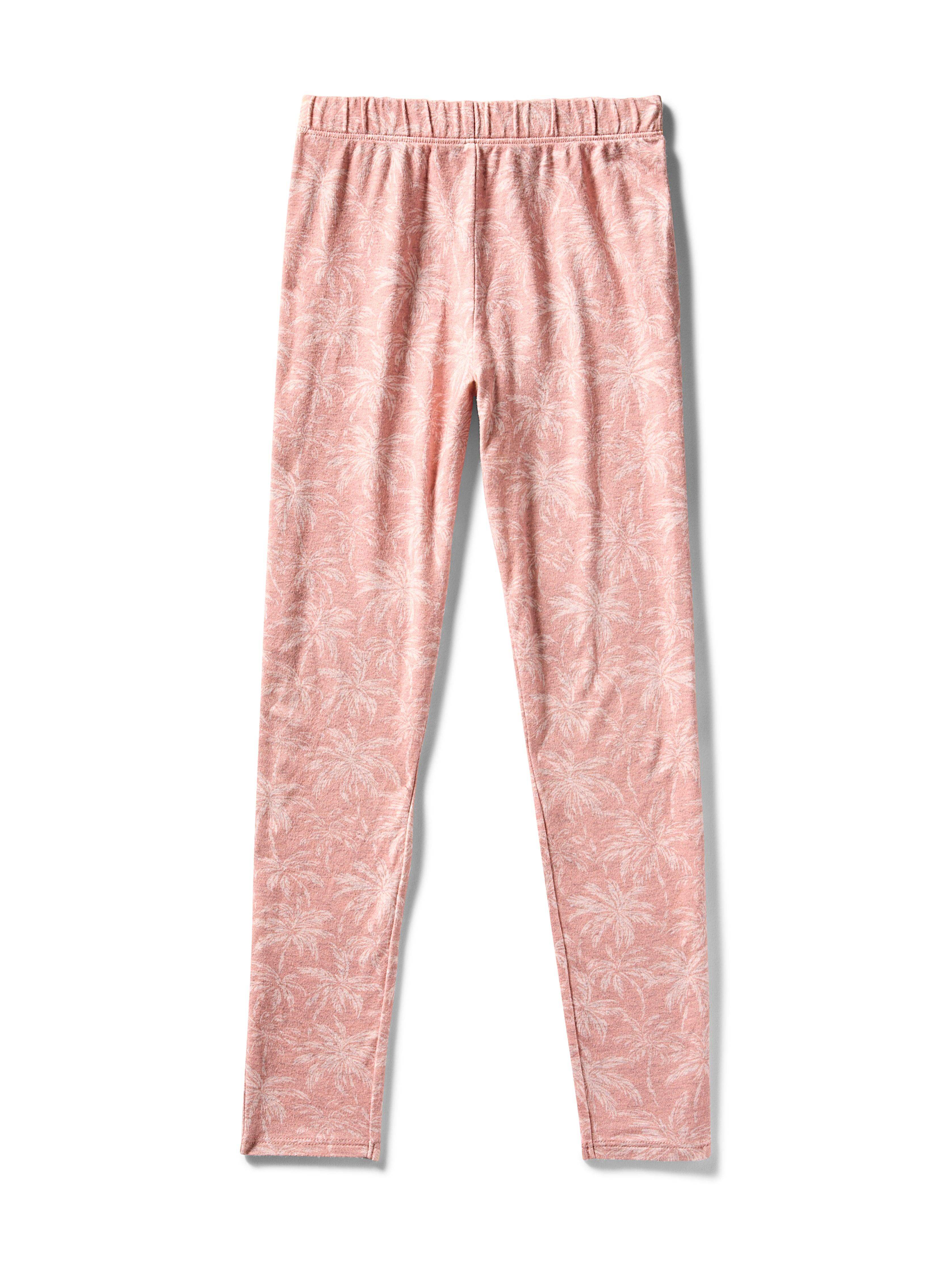 Kids Cloud Cotton Pajama Set - Rose Tropic Trees Secondary image