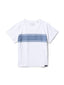 Kids Surf Stripe Sunwashed Tee - White Surf Stripe